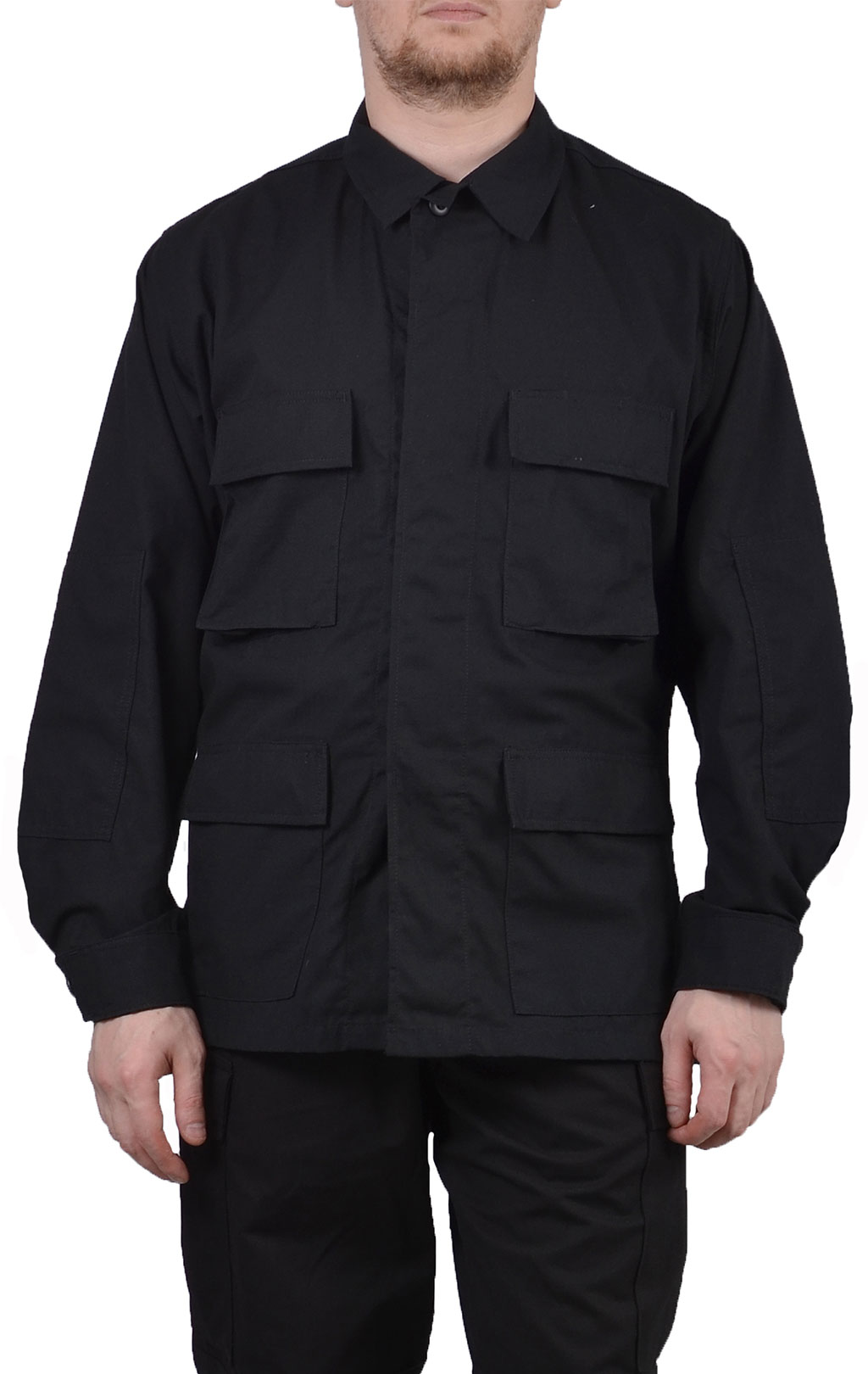 Китель полевой Tru-Spec BDU полиэстер Rip-Stop black 