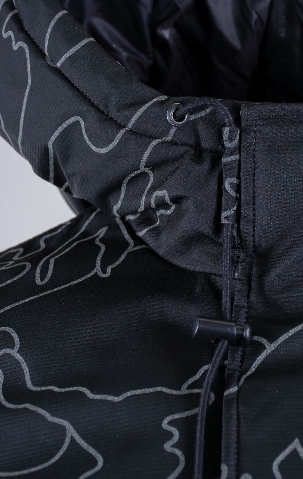 Аляска ALPHA INDUSTRIES N-3B PRIMALOFT PARKA reflective black camo 