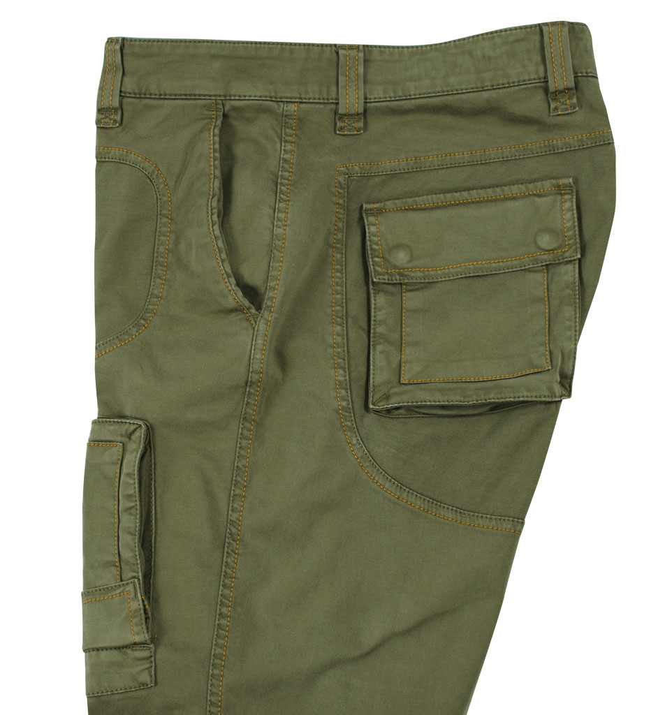 Брюки-карго AERONAUTICA MILITARE verde militare (PA 939) 