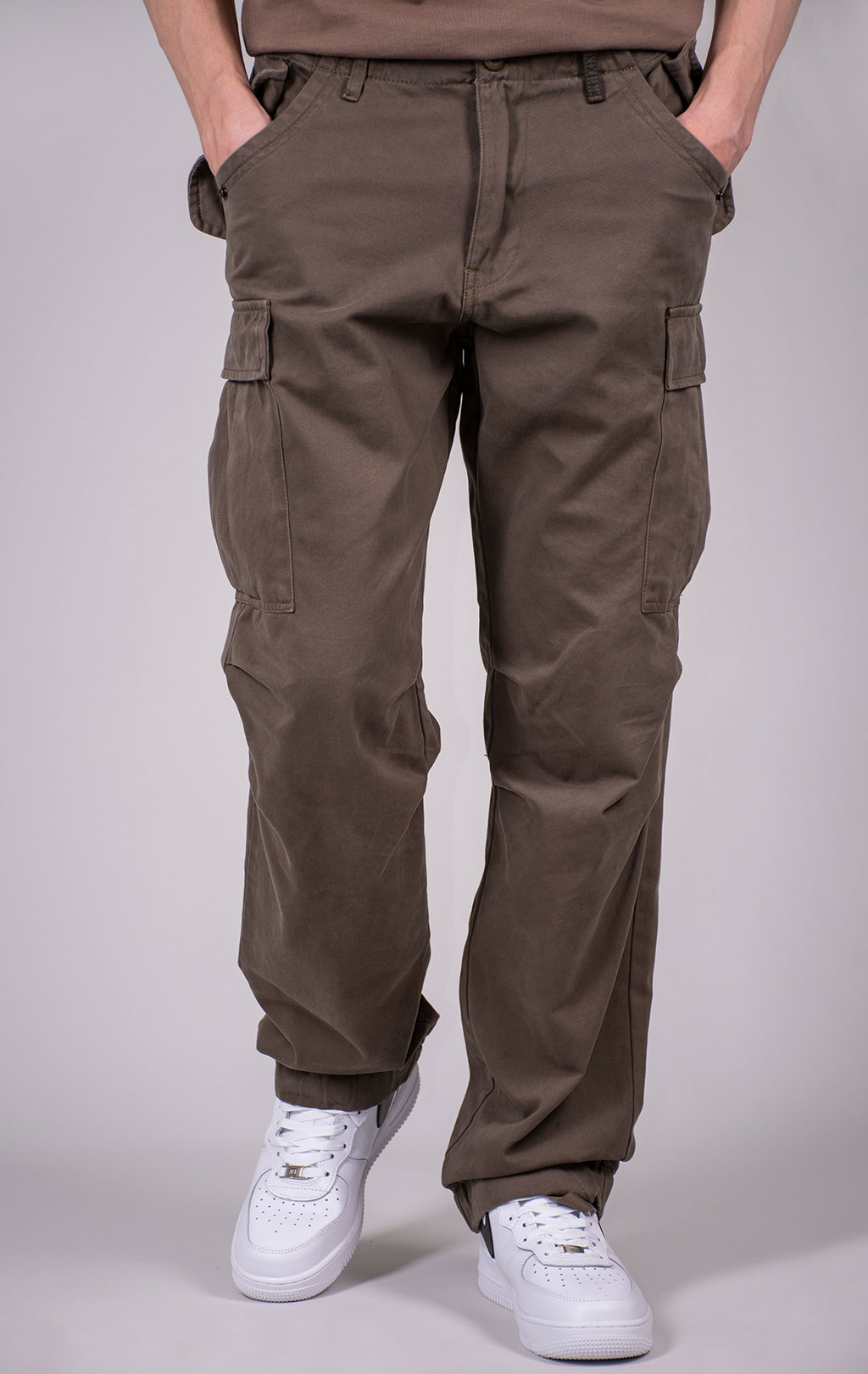 Брюки-карго парашюты ALPHA INDUSTRIES M-65 PANT плотные coyote brown 