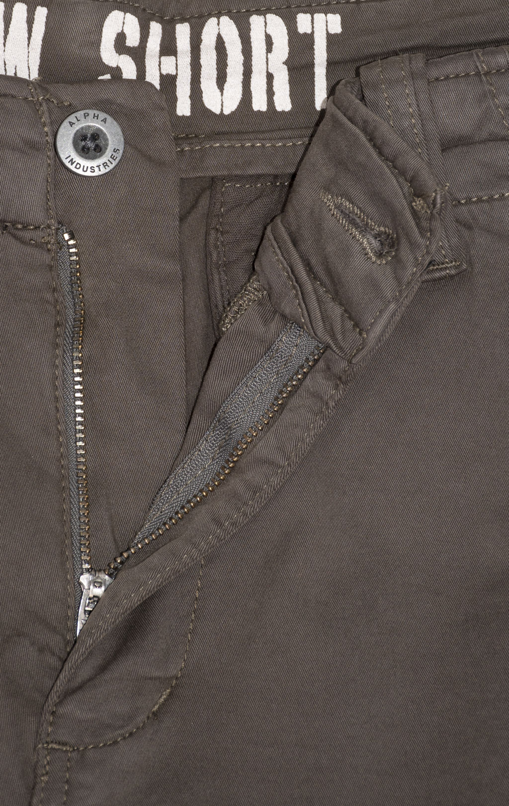 Шорты карго ALPHA INDUSTRIES CREW SHORT grey black 