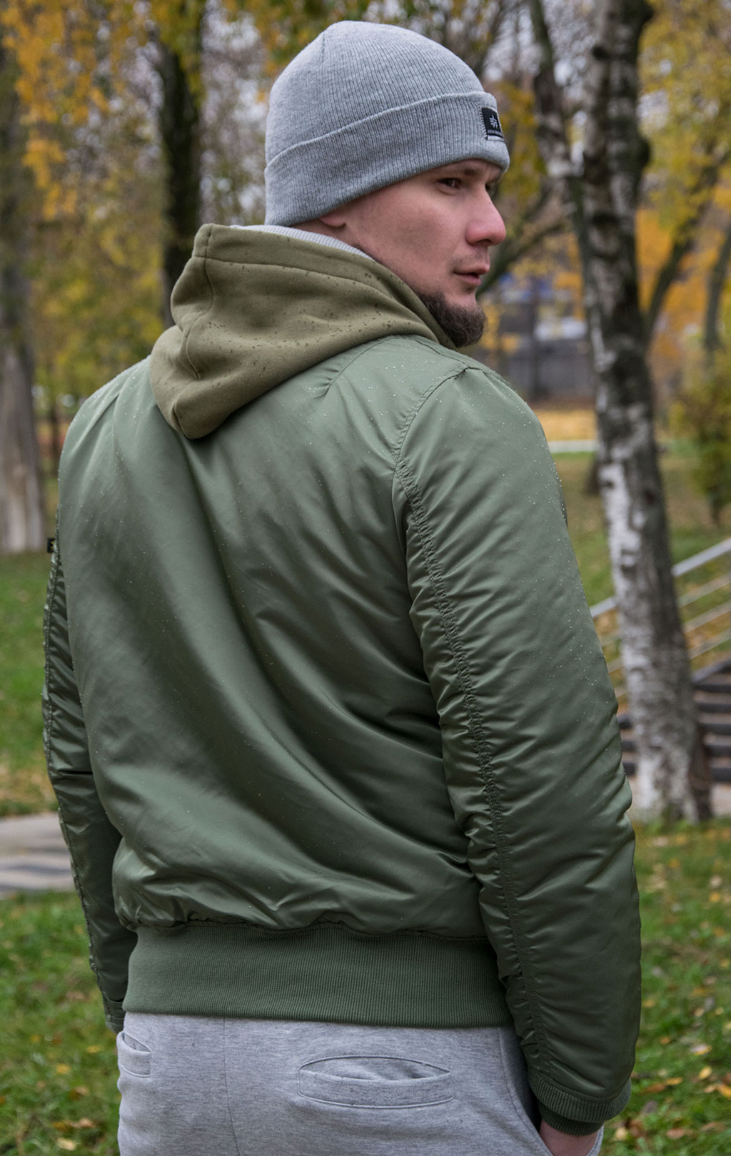 Бомбер ALPHA INDUSTRIES MA-1 SLIM FIT/EUROPEAN FIT FW 21/22 m sage green 