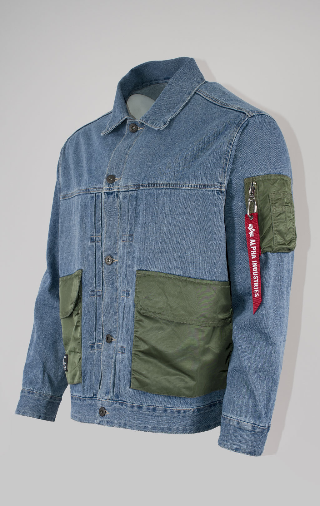 Ветровка ALPHA INDUSTRIES DENIM JACKET SS 25 m replica blue 