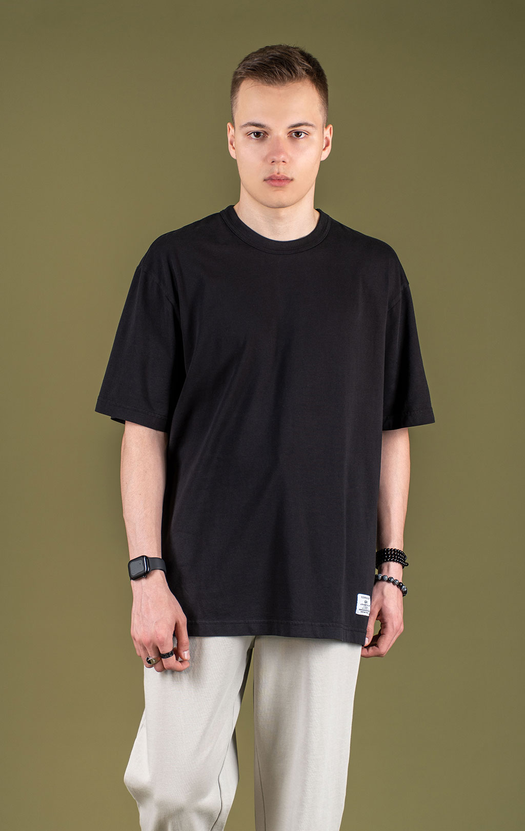 Футболка ALPHA INDUSTRIES ESSENTIAL RELAXED TEE SS 25 m black 