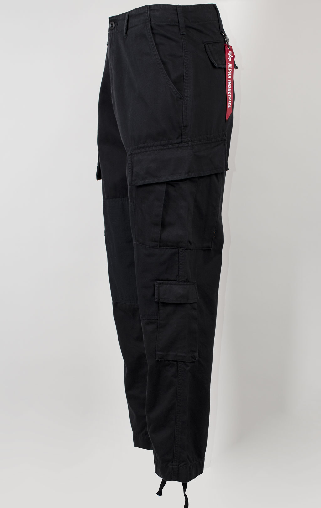 Брюки-карго ALPHA INDUSTRIES ACU PANT плотные SS 26 black 