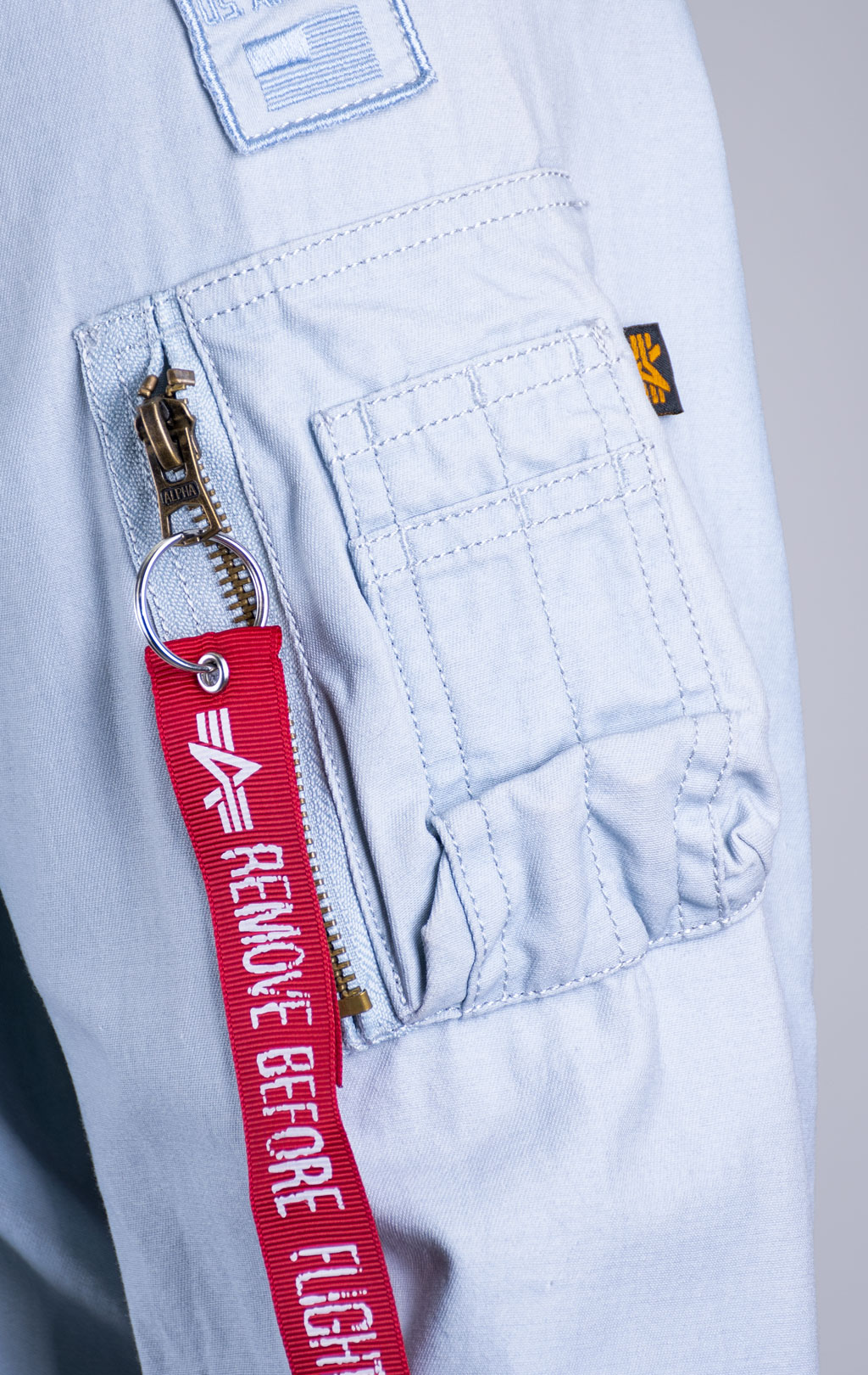 Ветровка-бомбер ALPHA INDUSTRIES MA-1 GROUND CREW plein air 