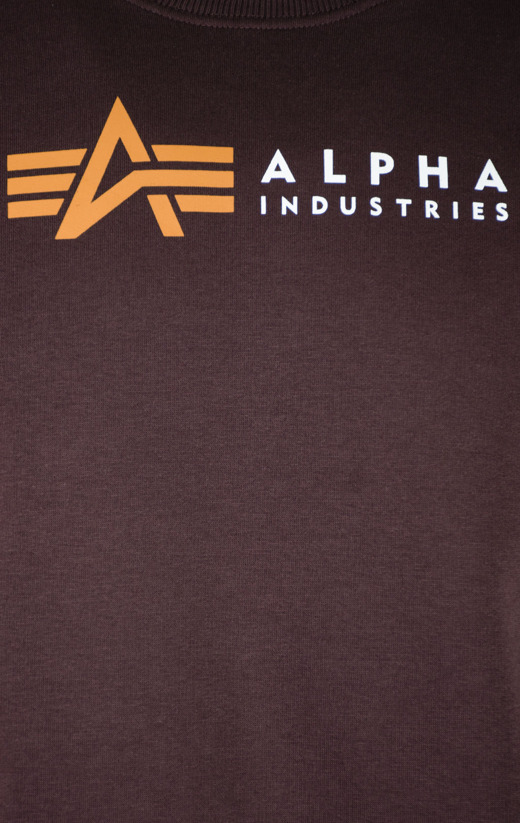 Свитшот ALPHA INDUSTRIES ALPHA LABEL SWEATER hunter brown 