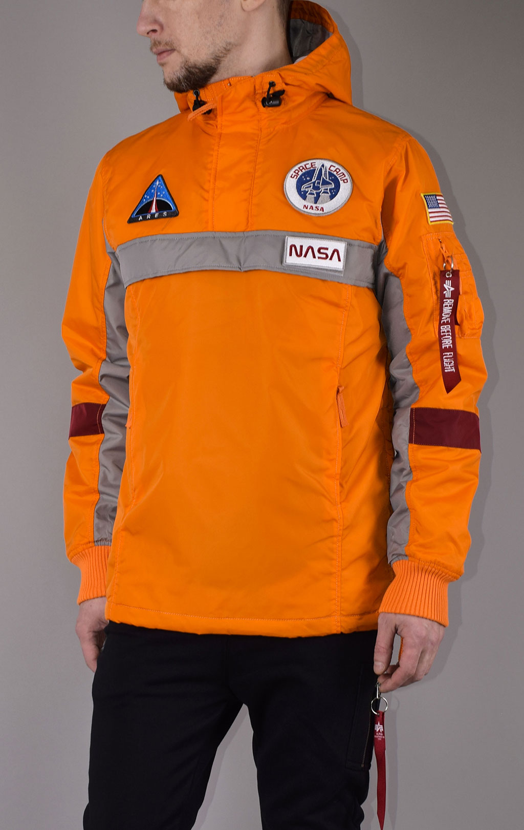 Анорак ALPHA INDUSTRIES NASA SPACE CAMP ANORAK alpha orange 