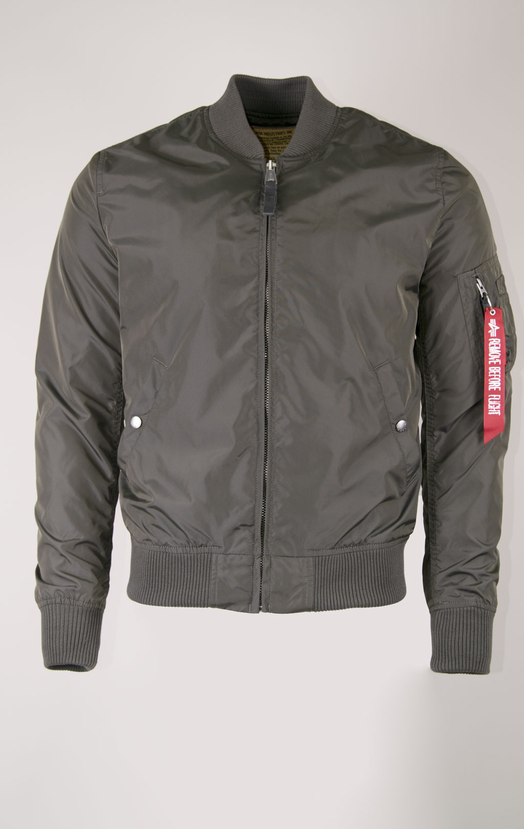 Ветровка-бомбер ALPHA INDUSTRIES MA-1 TT rep. grey 