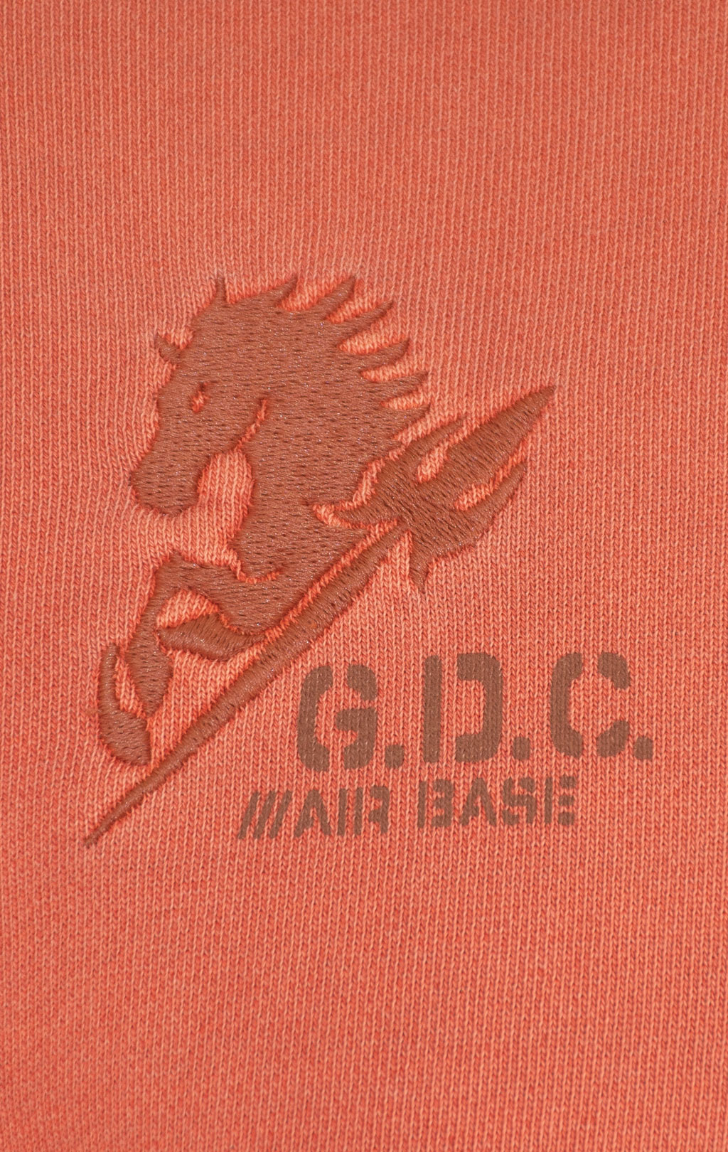Свитшот AERONAUTICA MILITARE FW 24/25/TR spiced orange washed (FE 1936) 