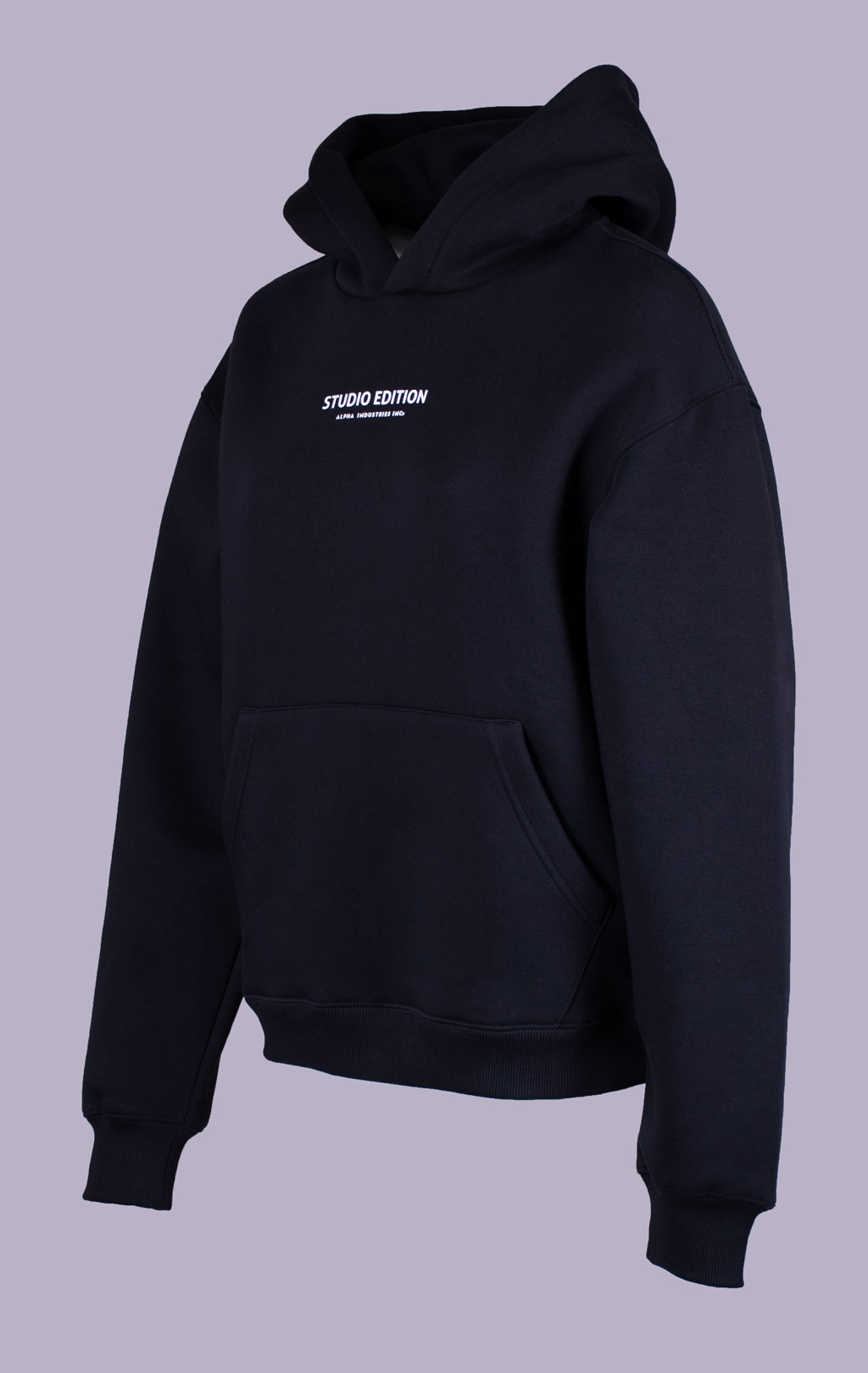 Женская толстовка ALPHA INDUSTRIES STUDIO EDITION BP HOODIE black 