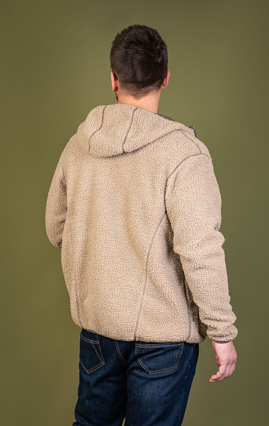 Куртка с капюшоном Pentagon SHERPA IANOS 2 in 1 флис khaki/06E-RAL7013 09057 