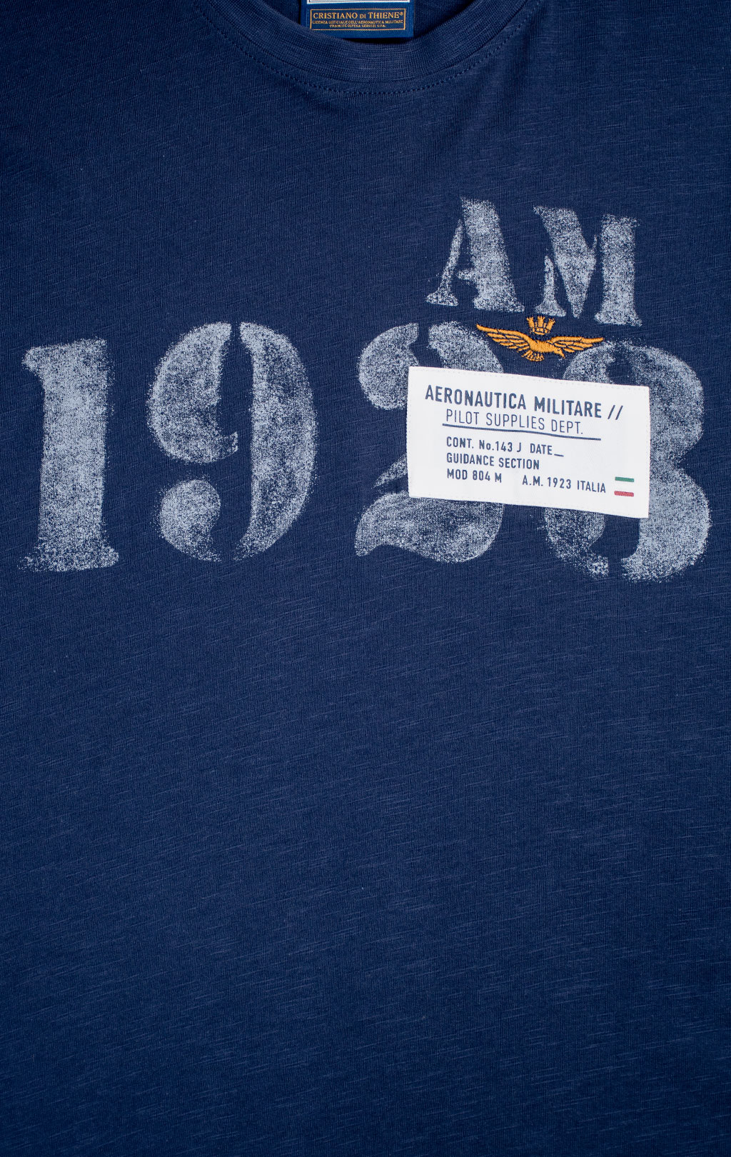 Футболка AERONAUTICA MILITARE SS 26/BD blue navy (TS 2524) 