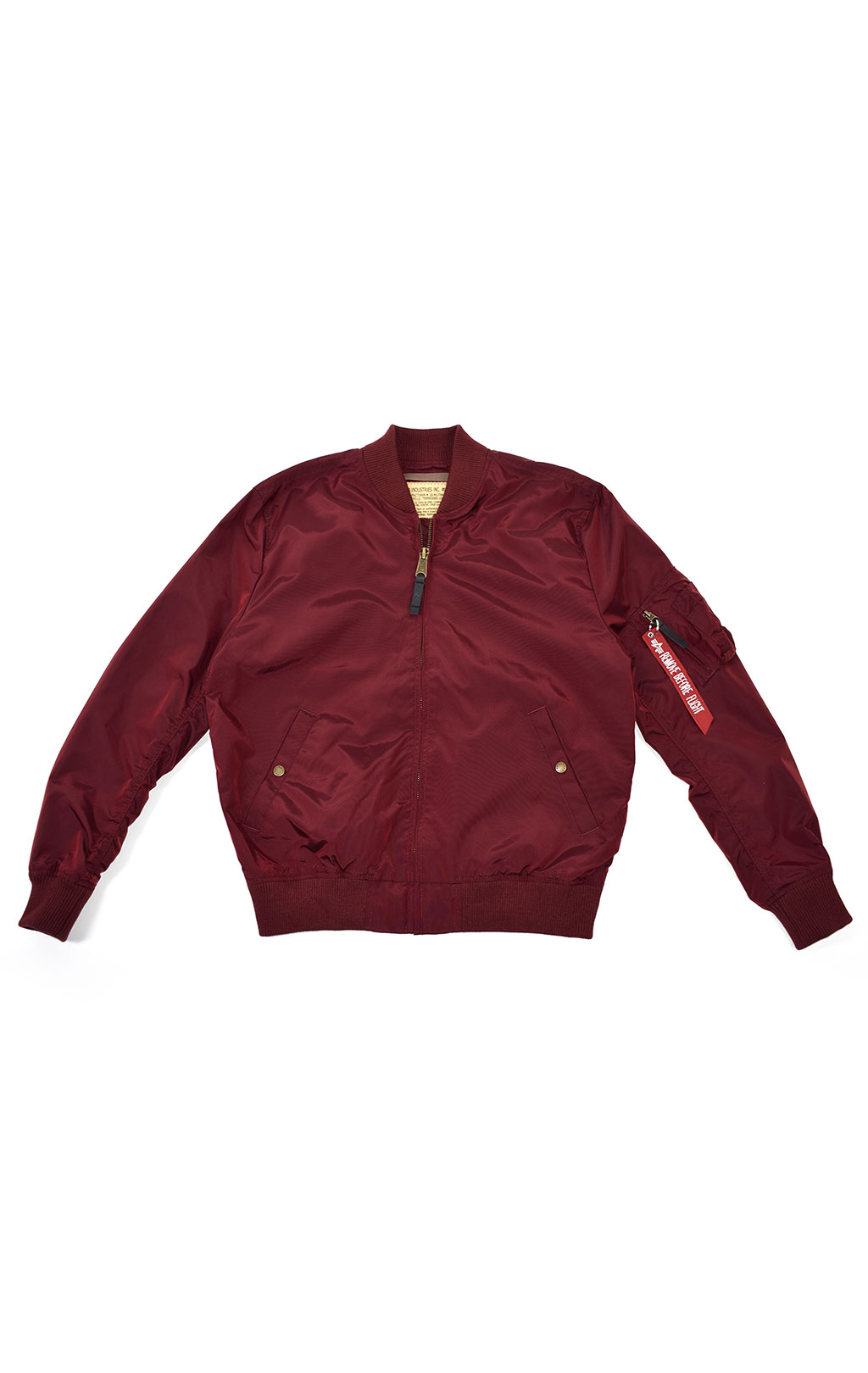 Ветровка-бомбер ALPHA INDUSTRIES MA-1 TT burgundy 