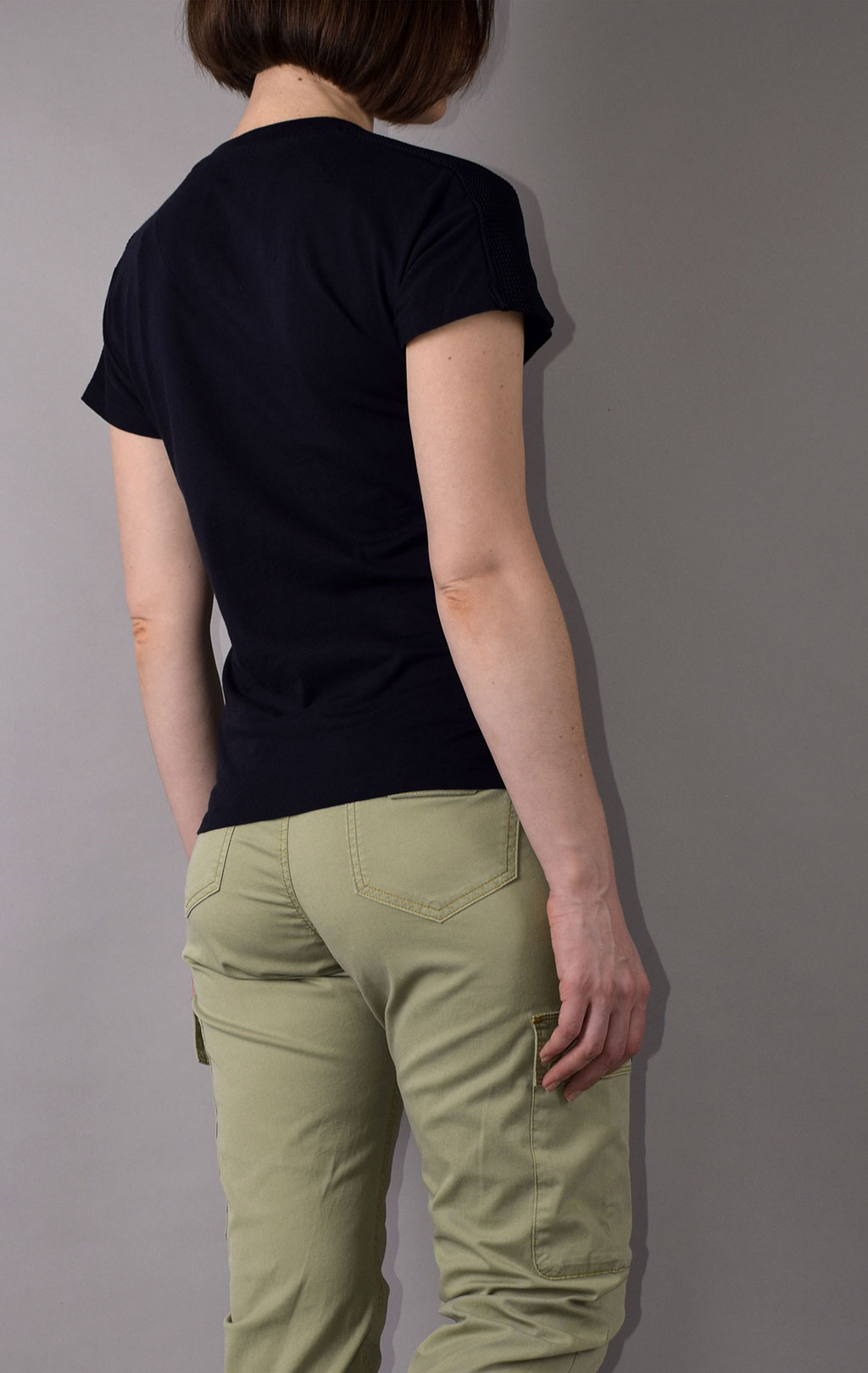 Женская футболка AERONAUTICA MILITARE SS 21/TR blue navy (TS 1872) 