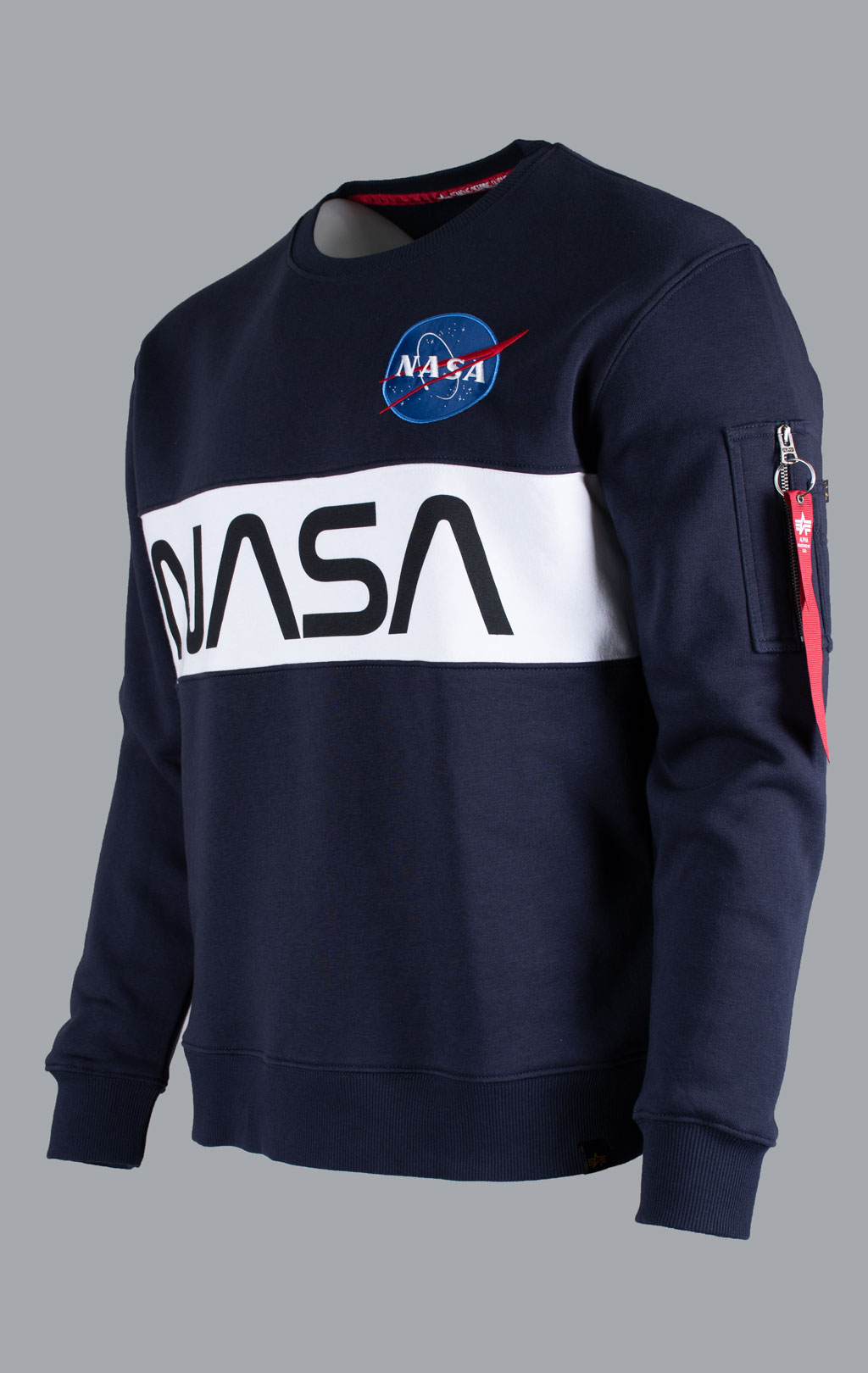 Свитшот ALPHA INDUSTRIES NASA Inlay rep. blue 