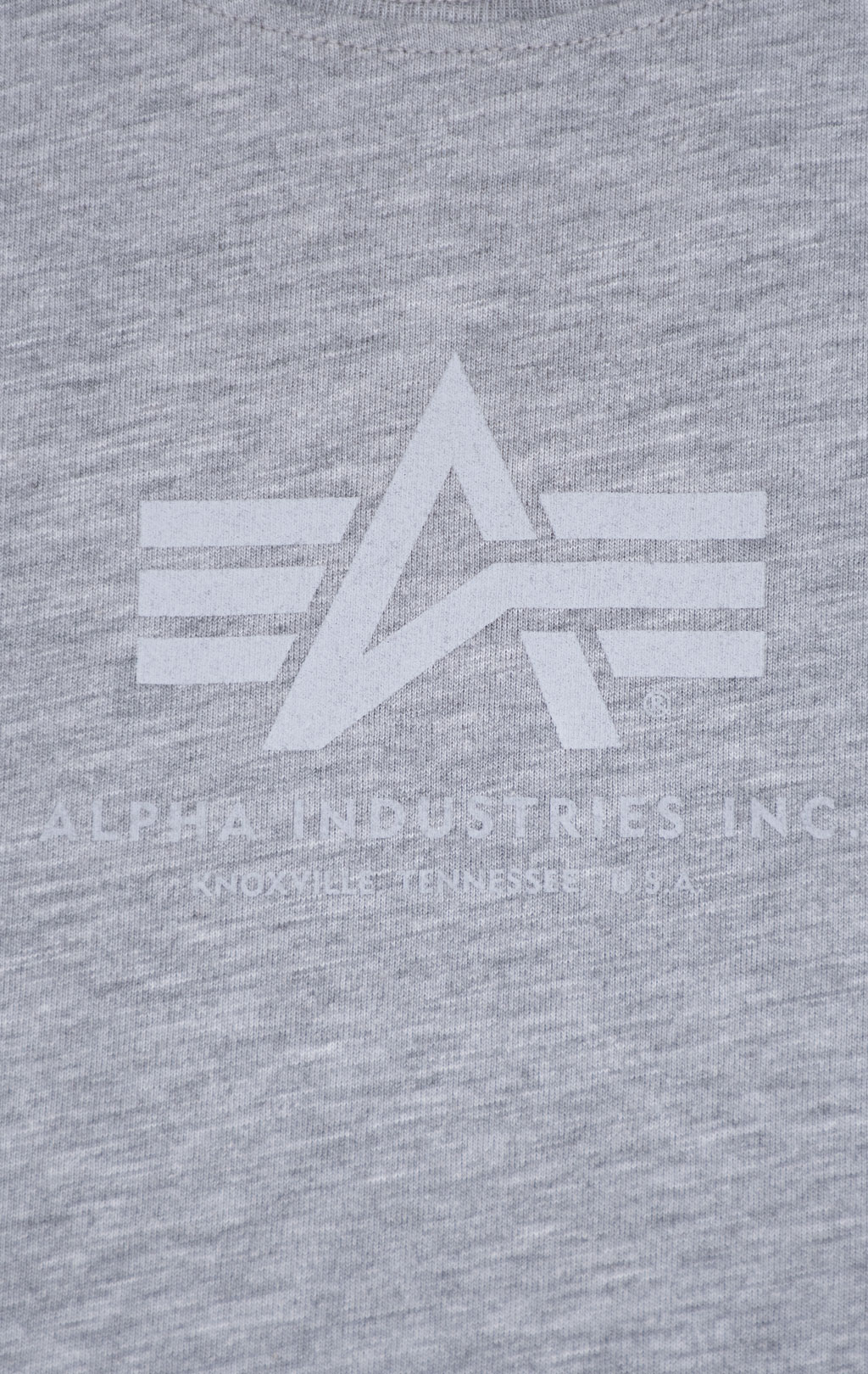Женская футболка ALPHA INDUSTRIES BASIC T grey heather 