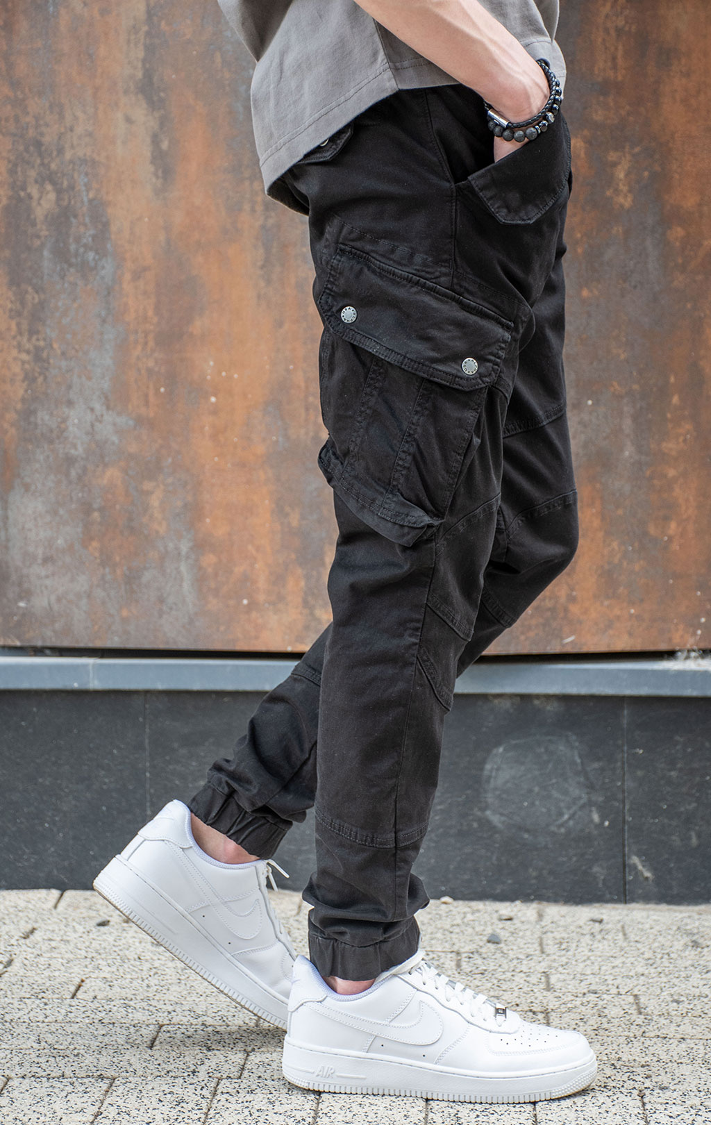Брюки-карго ALPHA INDUSTRIES COMBAT LW black 