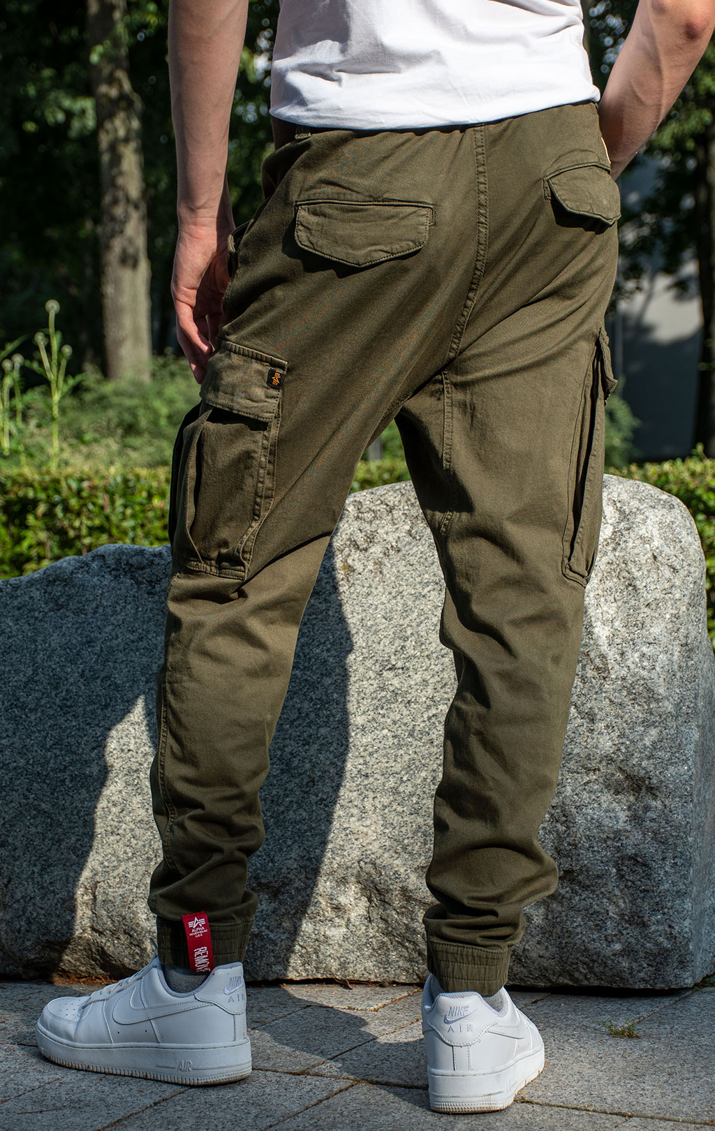 Брюки-карго ALPHA INDUSTRIES AIRMAN dark olive 