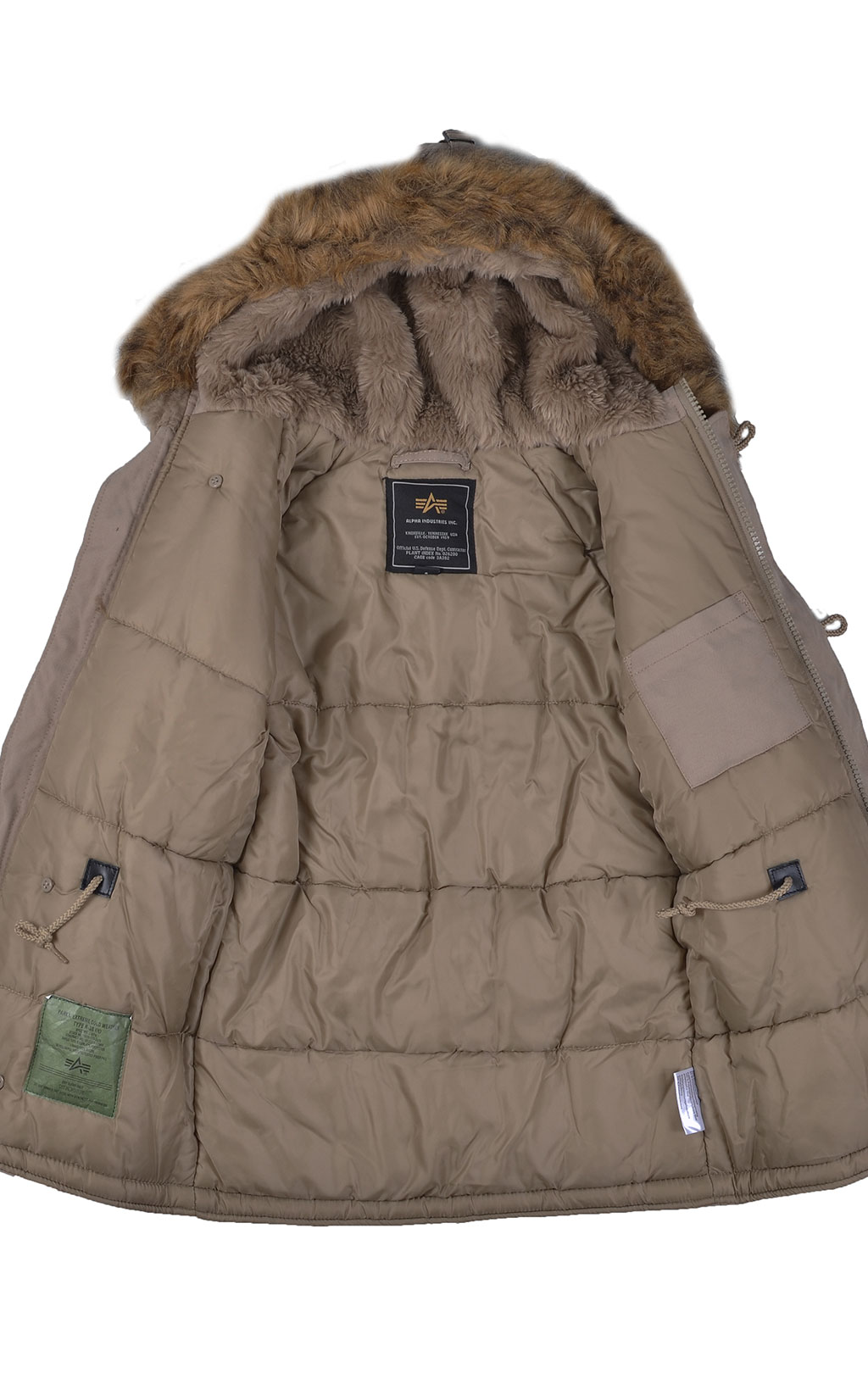 Детская аляска ALPHA INDUSTRIES EXPLORER khaki 