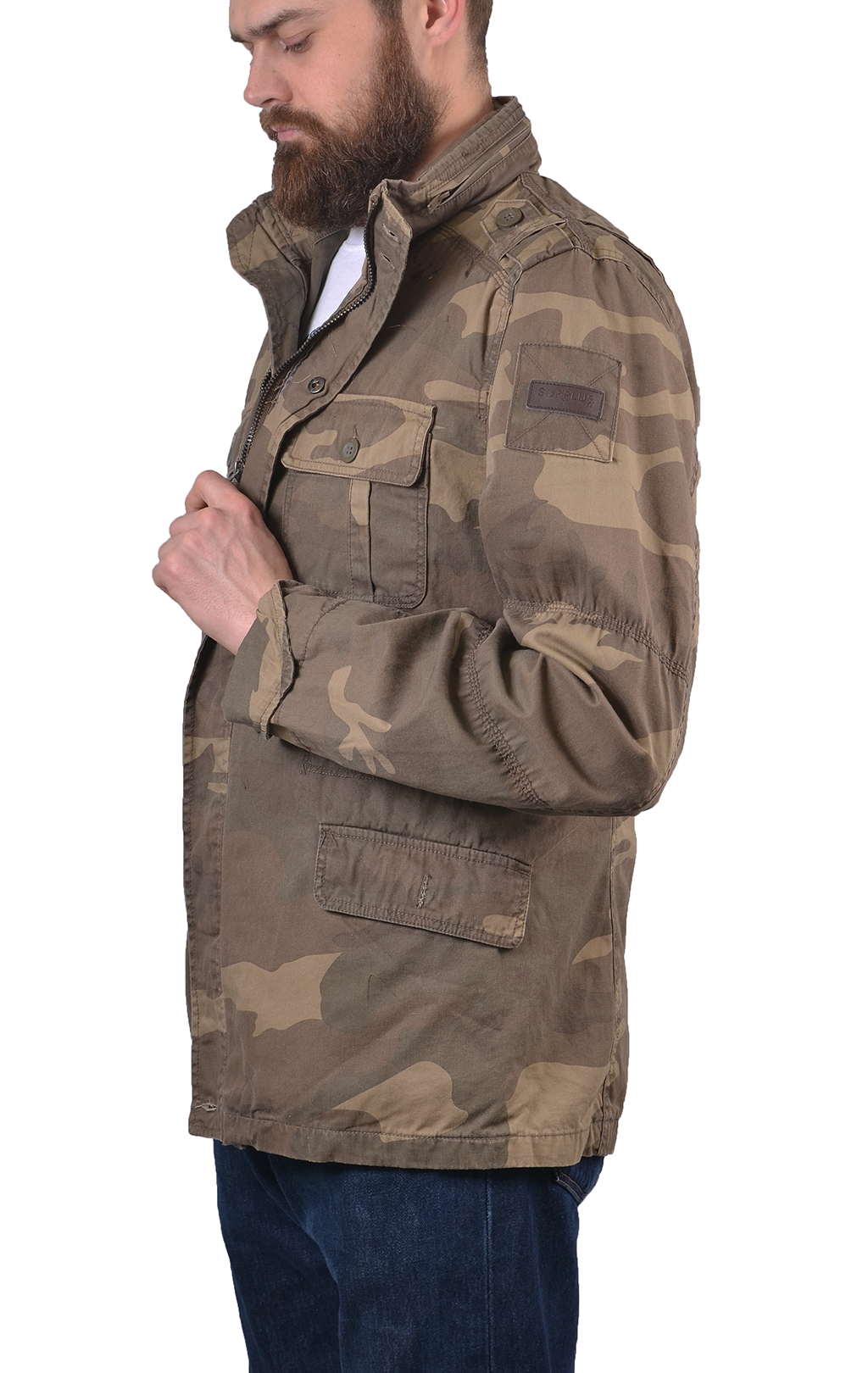Ветровка Surplus M-65 DELTA BRITANIA camo woodland 