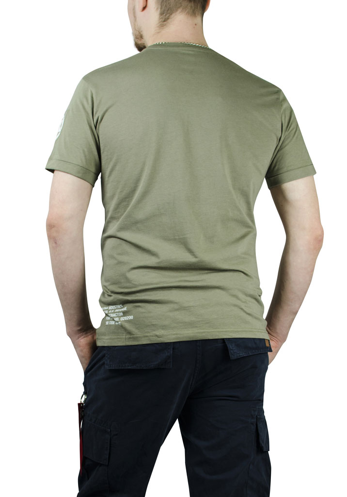 Футболка ALPHA INDUSTRIES ARMY T olive 