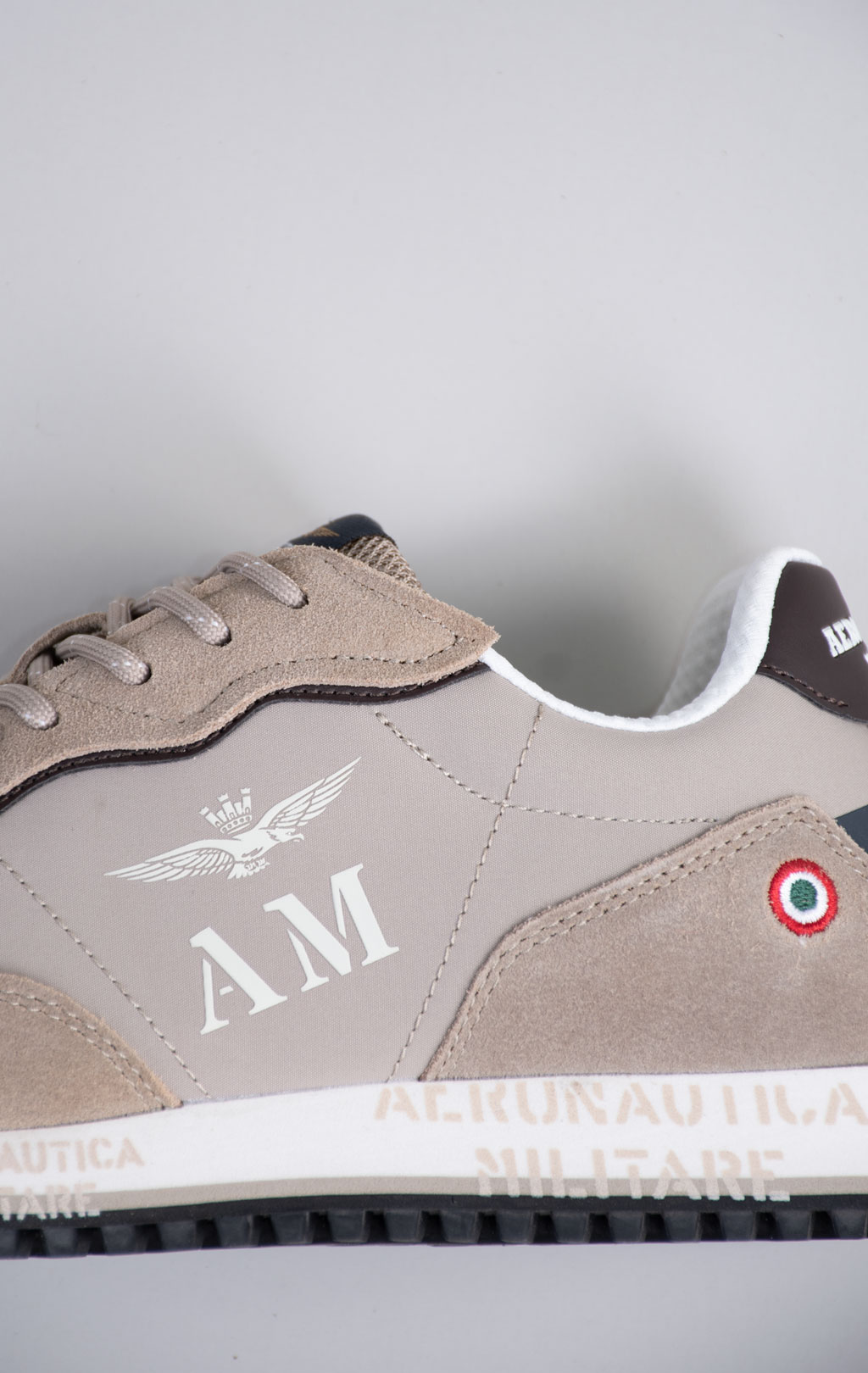 Кроссовки AERONAUTICA MILITARE (SC 0320) SS 26/CN taupe 