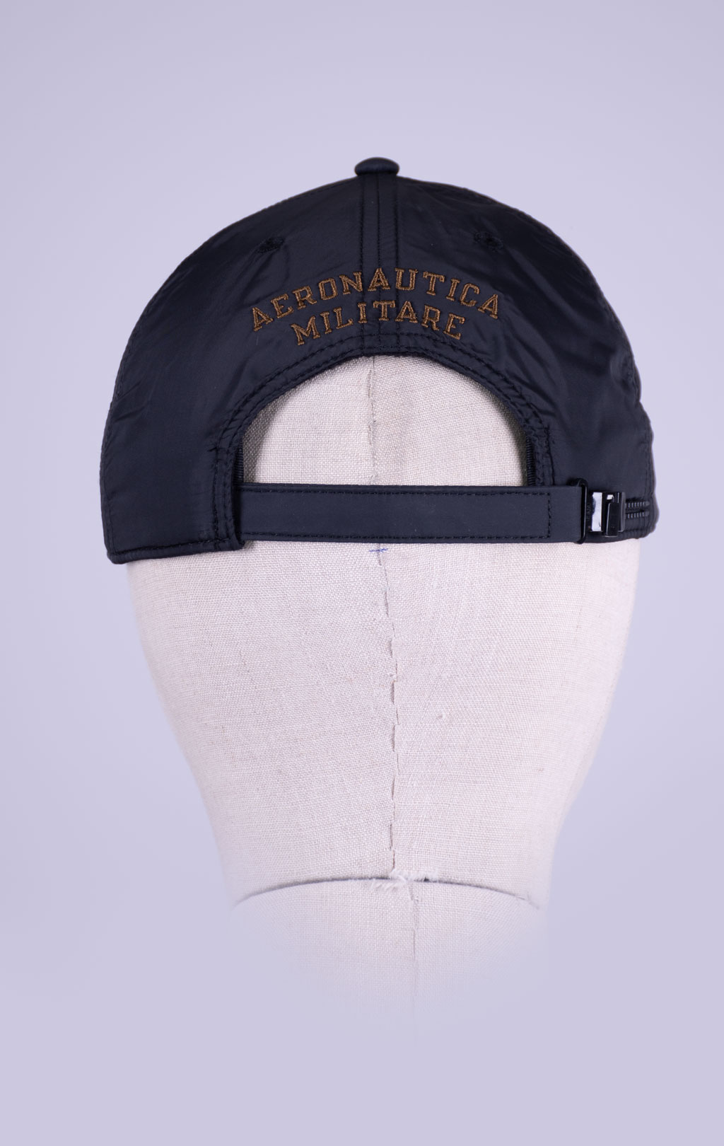 Бейсболка AERONAUTICA MILITARE нейлон/флис FW 26/27/CN jet black (HA 1263) 