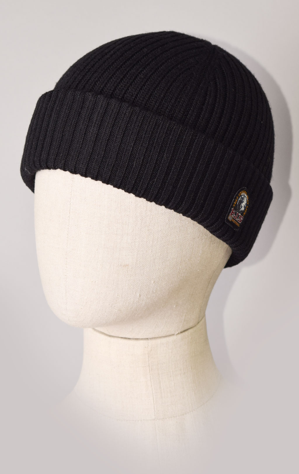 Шапка вязаная PARAJUMPERS RIB HAT FW 25/26 black 