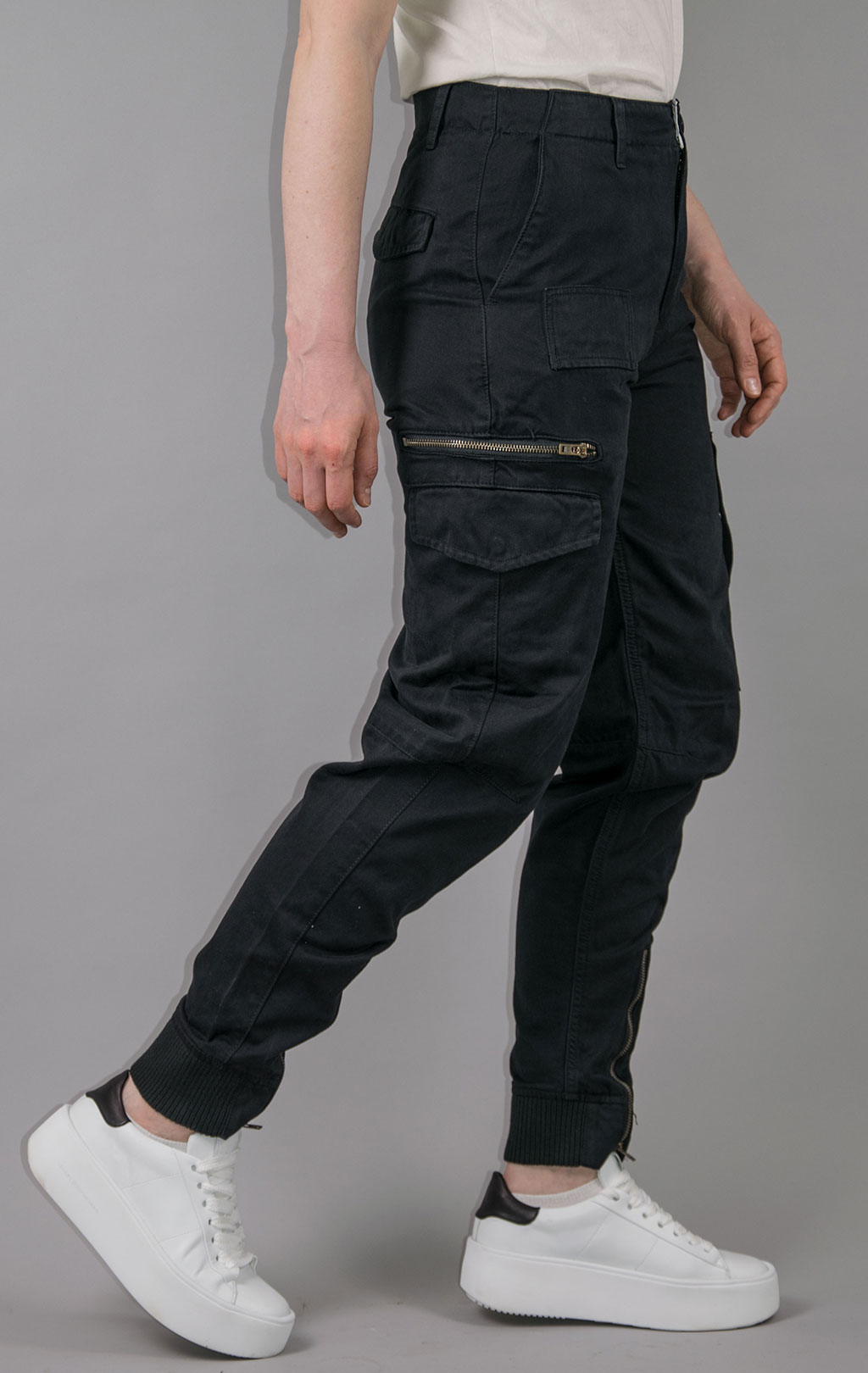 Брюки-карго ALPHA INDUSTRIES A-11 PANT плотные black 