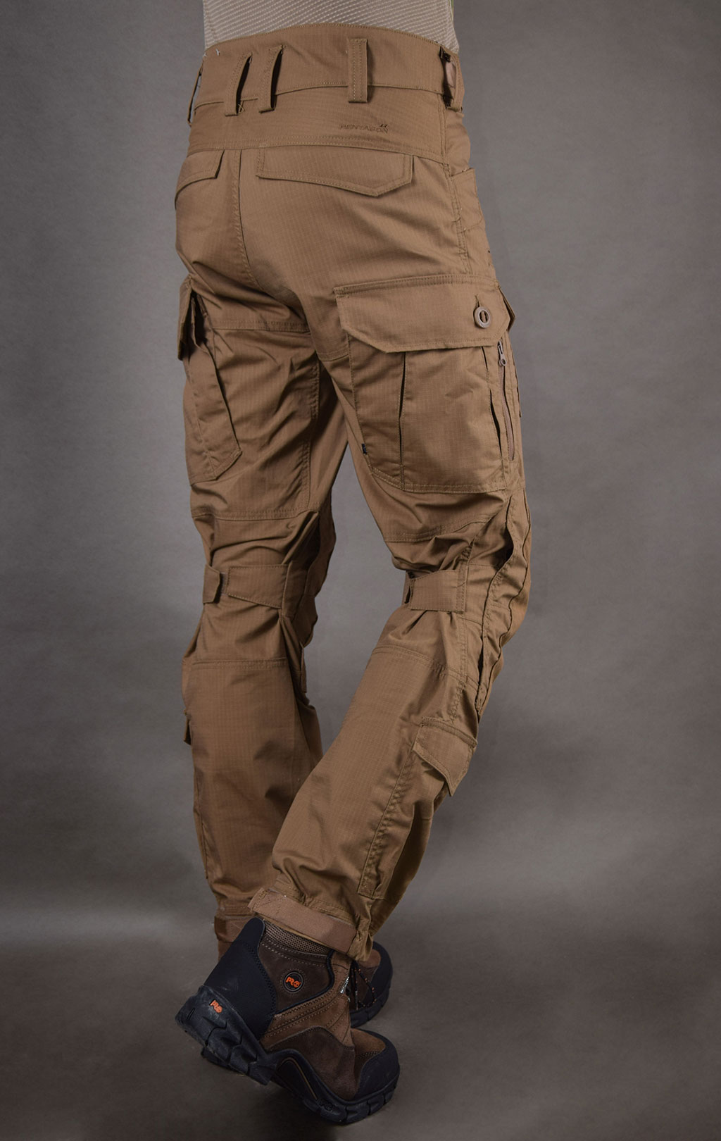 Брюки тактические Pentagon WOLF хлопок35%/полиэстер65% Rip-Stop stretch coyote 05031 