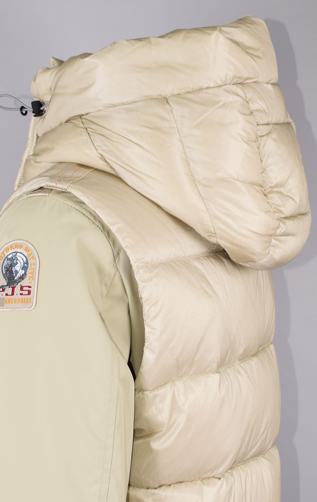 Женское пальто утеплённое PARAJUMPERS DAWN FW 23/24 tapioca 
