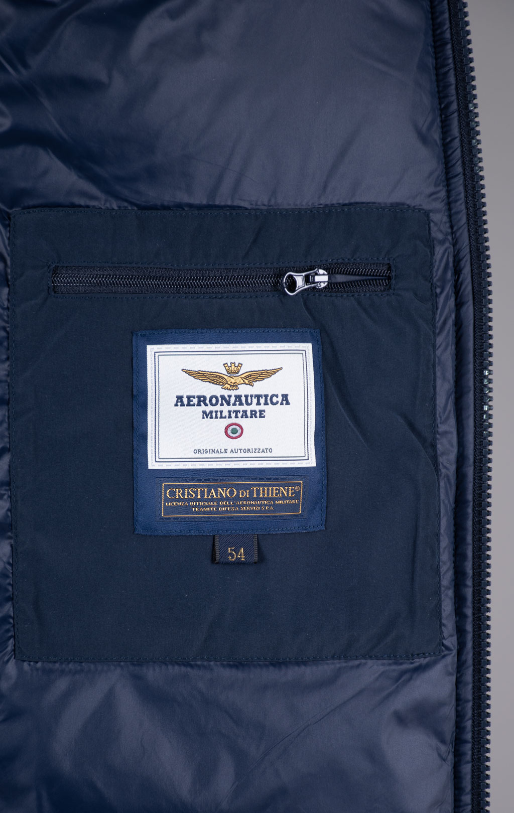Жилет AERONAUTICA MILITARE FW 26/27/CN blue navy (AB 3073) 