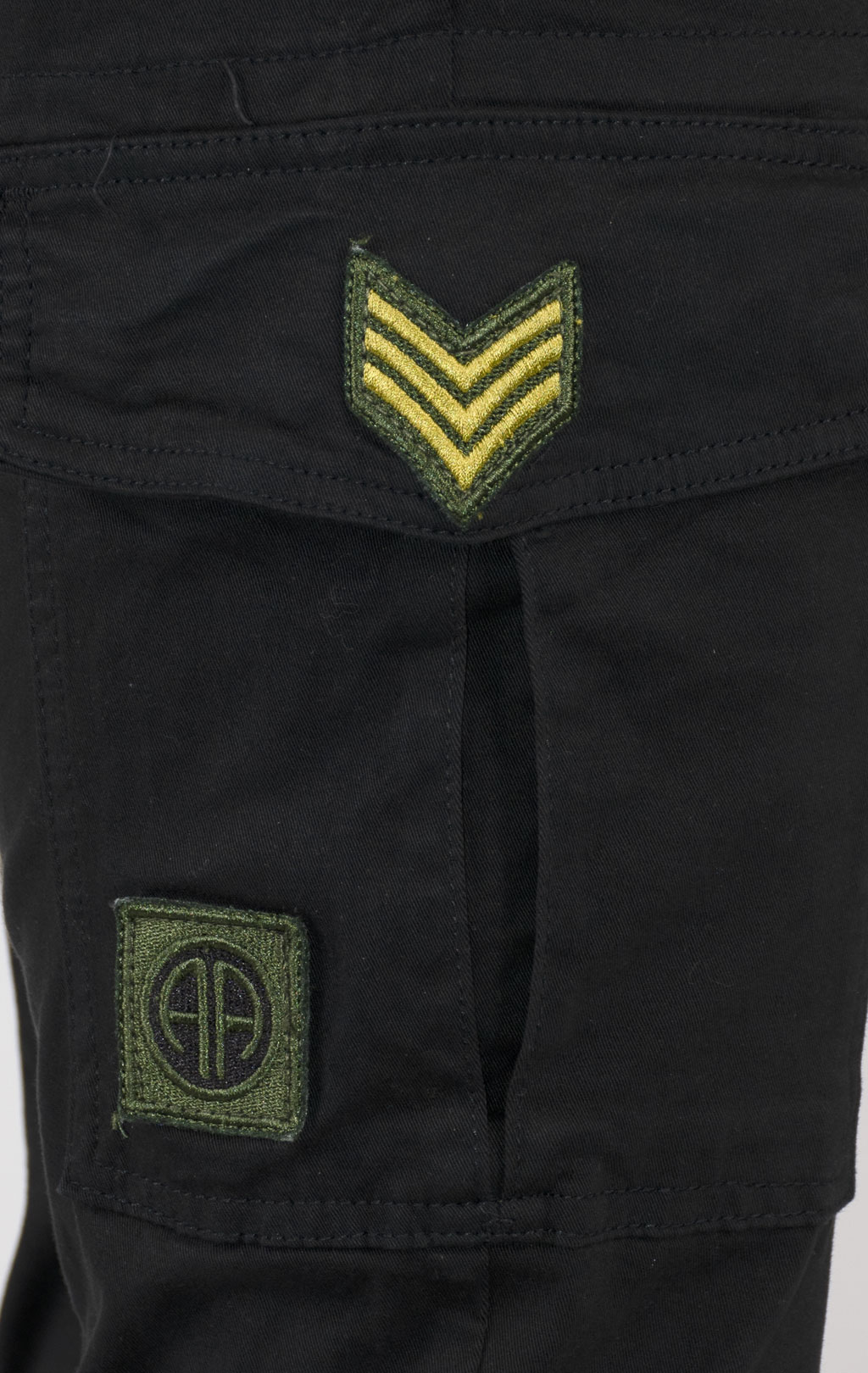 Брюки-карго ALPHA INDUSTRIES PETROL PATCH black 