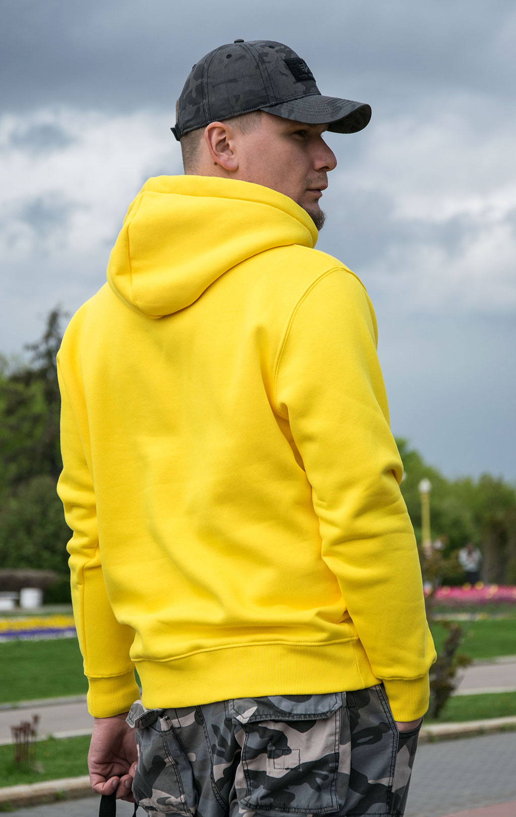 Толстовка ALPHA INDUSTRIES BASIC HOODY empire yellow 