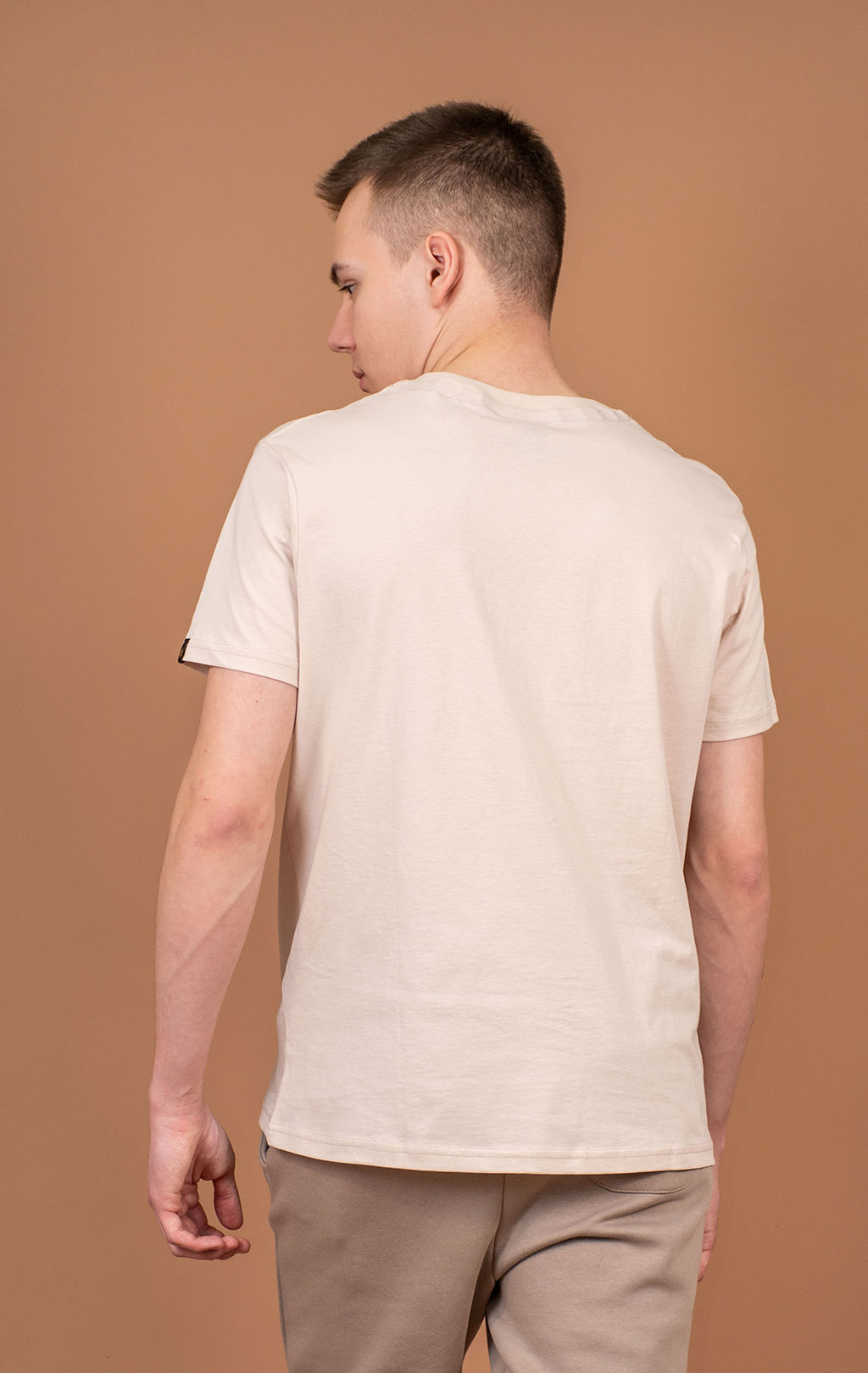 Футболка ALPHA INDUSTRIES ALPHA WORDING T jet stream white 