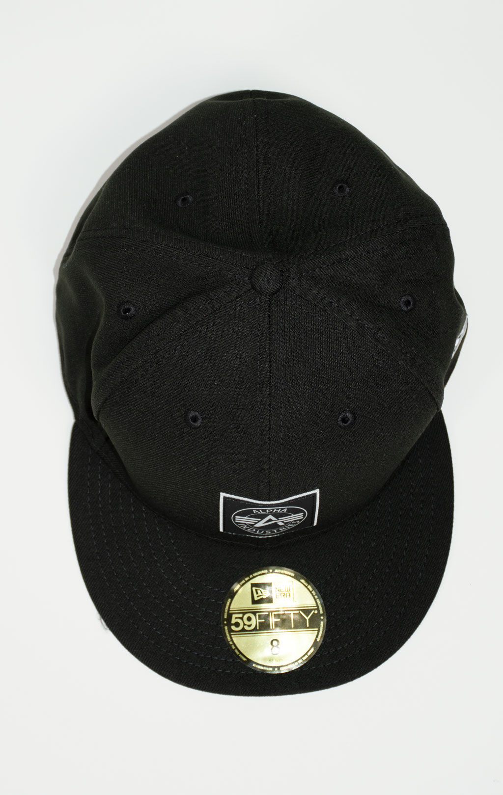 Бейсболка ALPHA INDUSTRIES ALPHA INDUSTRIES 59 big size FW 25/26 black 
