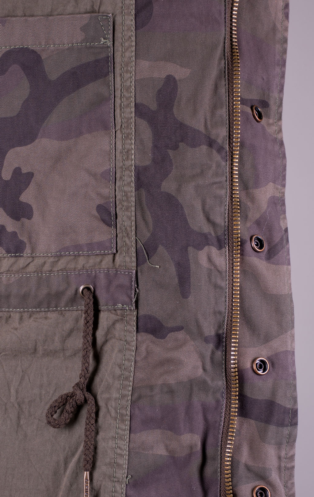 Ветровка ALPHA INDUSTRIES M-65 HUNTINGTON dark olive camo 