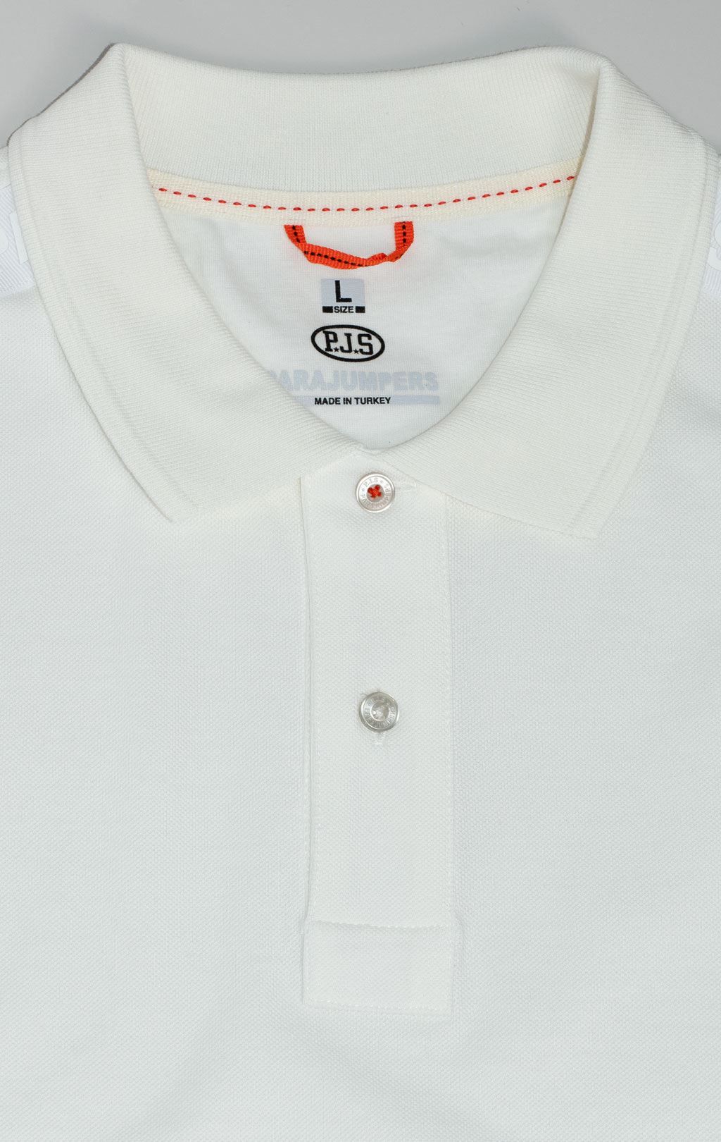 Футболка-поло PARAJUMPERS SPACE POLO SS 25 m white 