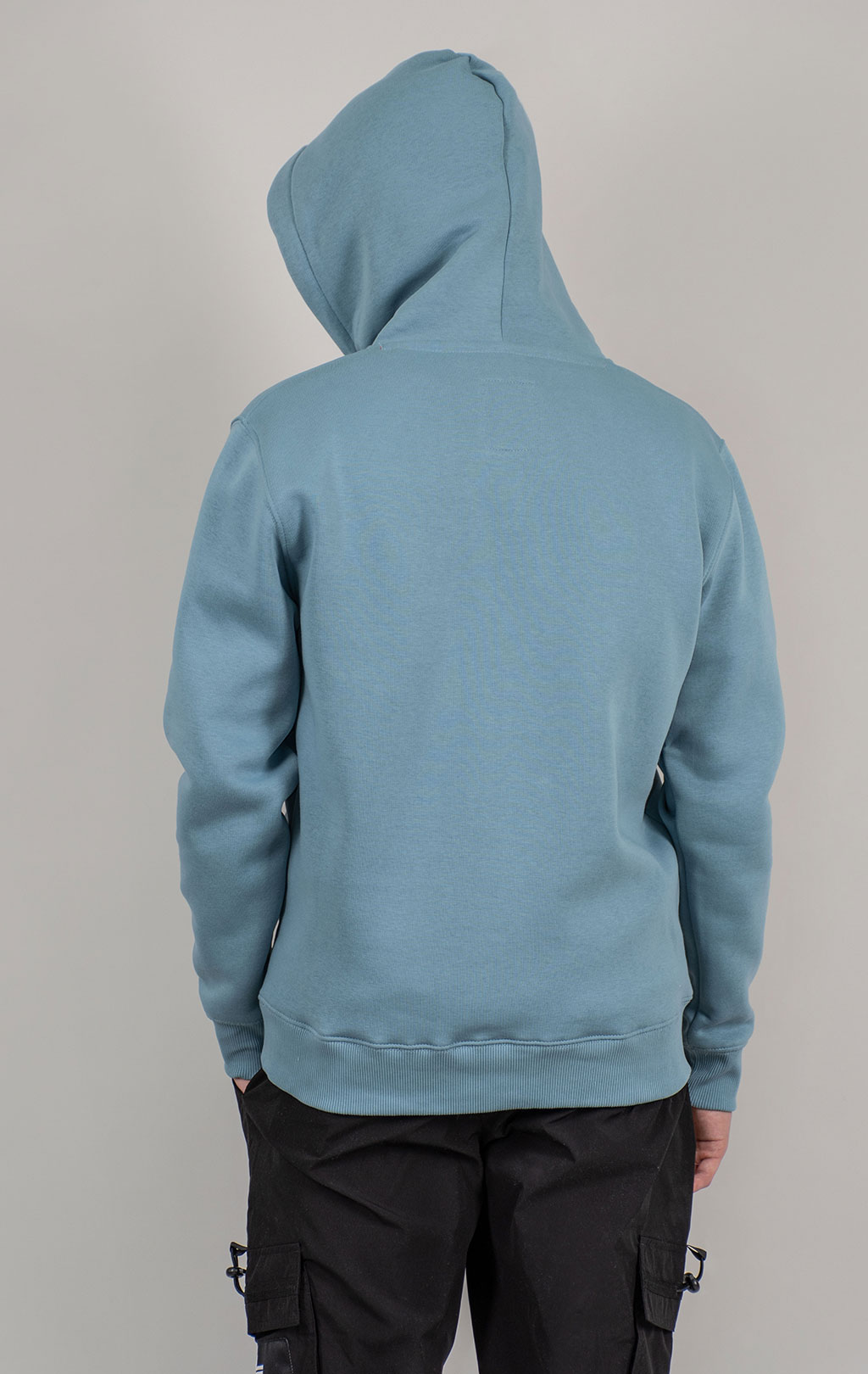 Толстовка ALPHA INDUSTRIES BASIC HOODY SMALL LOGO greyblue 