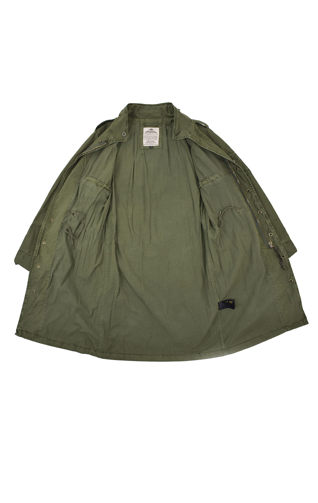 Ветровка ALPHA INDUSTRIES M-65 COAT LW dark olive 