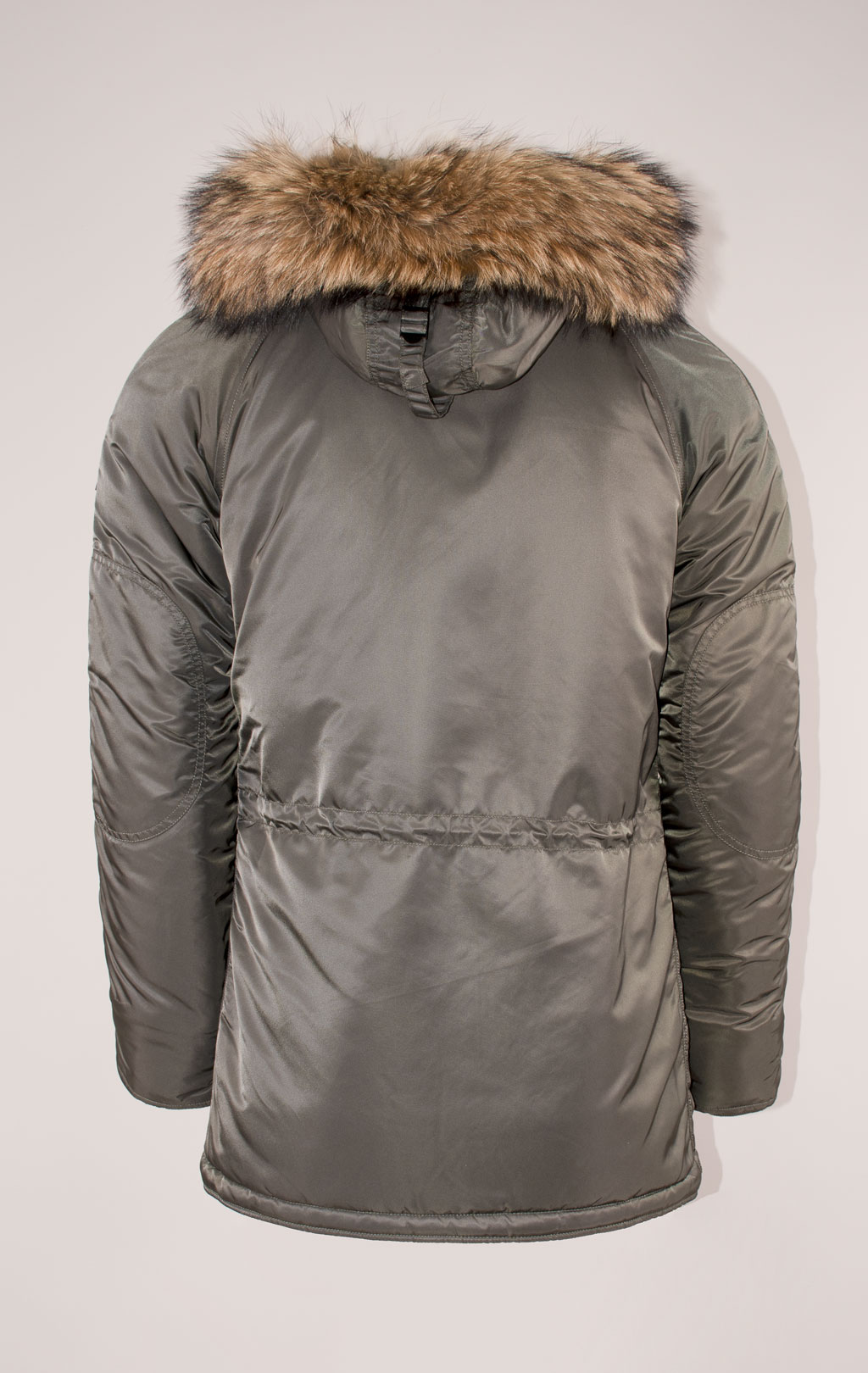 Аляска ALPHA INDUSTRIES SLIM FIT GEN-I N-3B натур. мех rep. grey/orange 