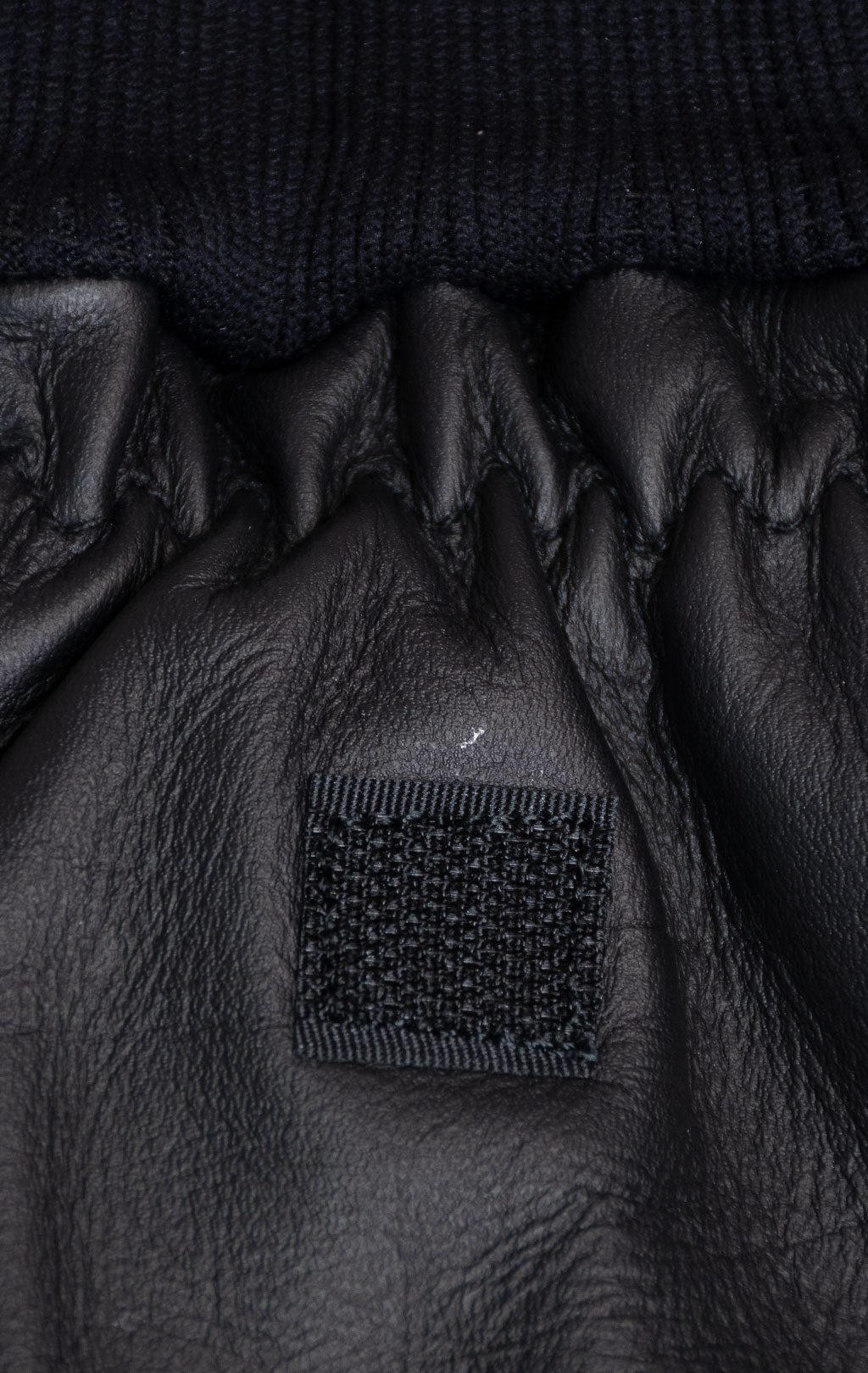 Перчатки утеплённые кожа с клапаном black WG-52 Пакистан