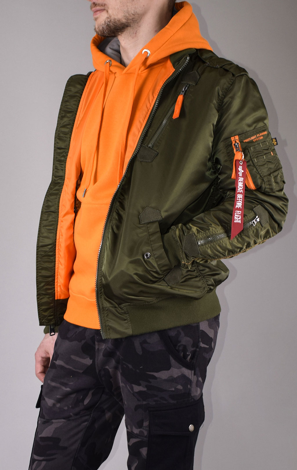 Ветровка ALPHA INDUSTRIES FALCON-II dark green 