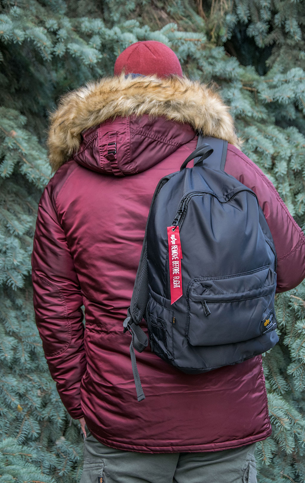 Аляска ALPHA INDUSTRIES N-3B VF 59 deep maroon 