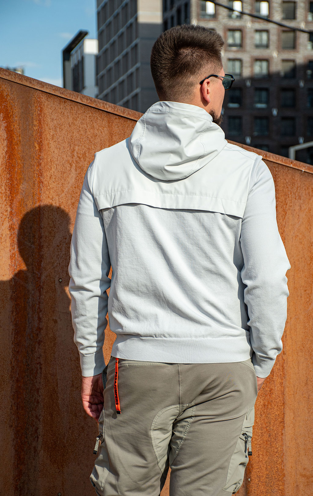 Свитер с капюшоном PARAJUMPERS WILLARD SS 25 m silver 