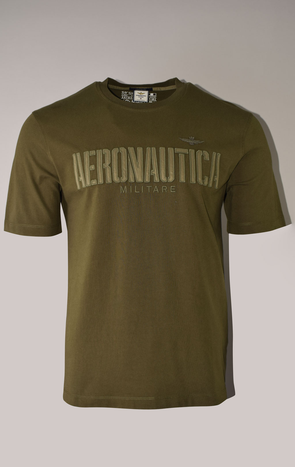 Футболка AERONAUTICA MILITARE big size FW 23/24/TR off green (TS 2130) 
