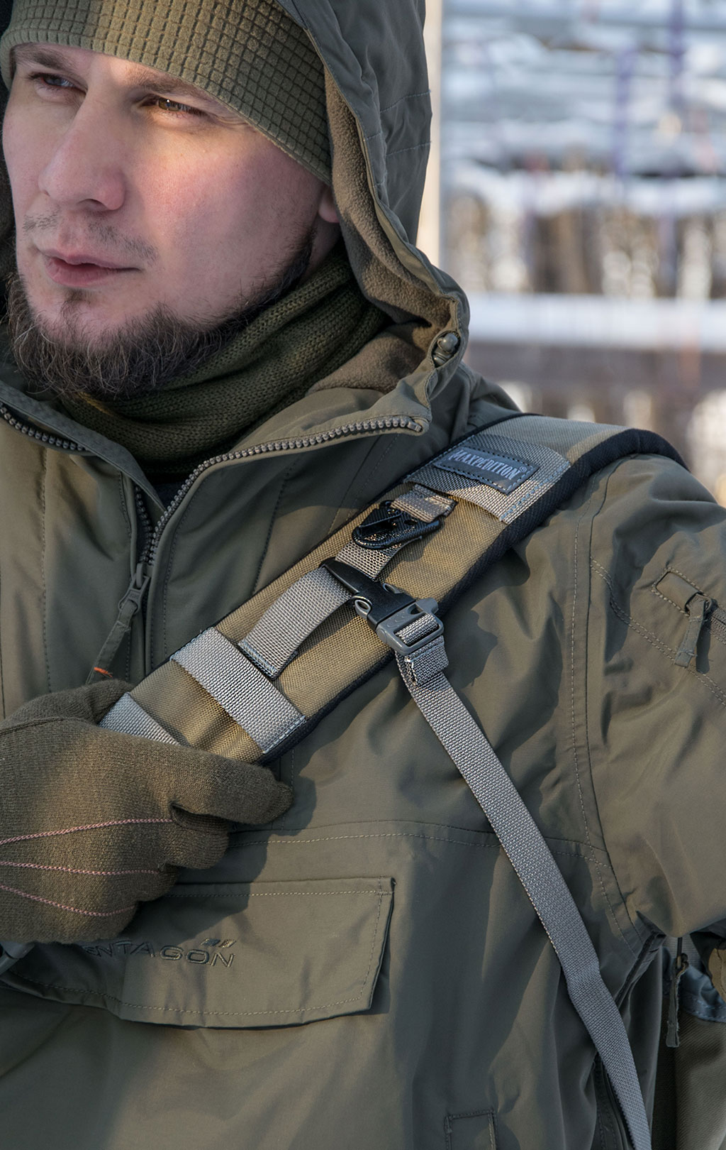 Рюкзак тактический однолямочный Maxpedition SITKA one strap khaki/foliage 