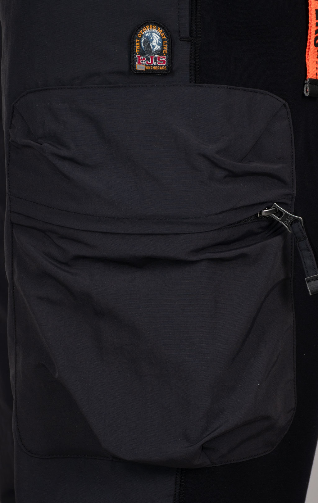 Брюки трикотажные PARAJUMPERS OSAGE с карманами SS 25 m black 