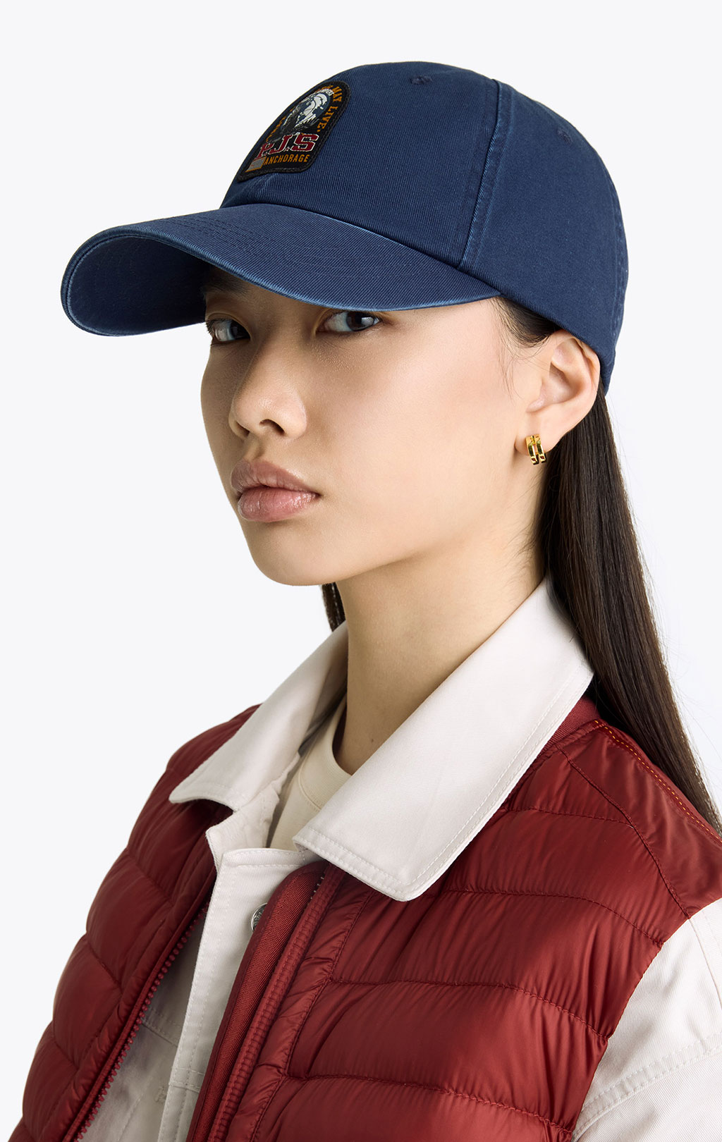 Бейсболка PARAJUMPERS PATCH CAP SS 26 cadet blue 